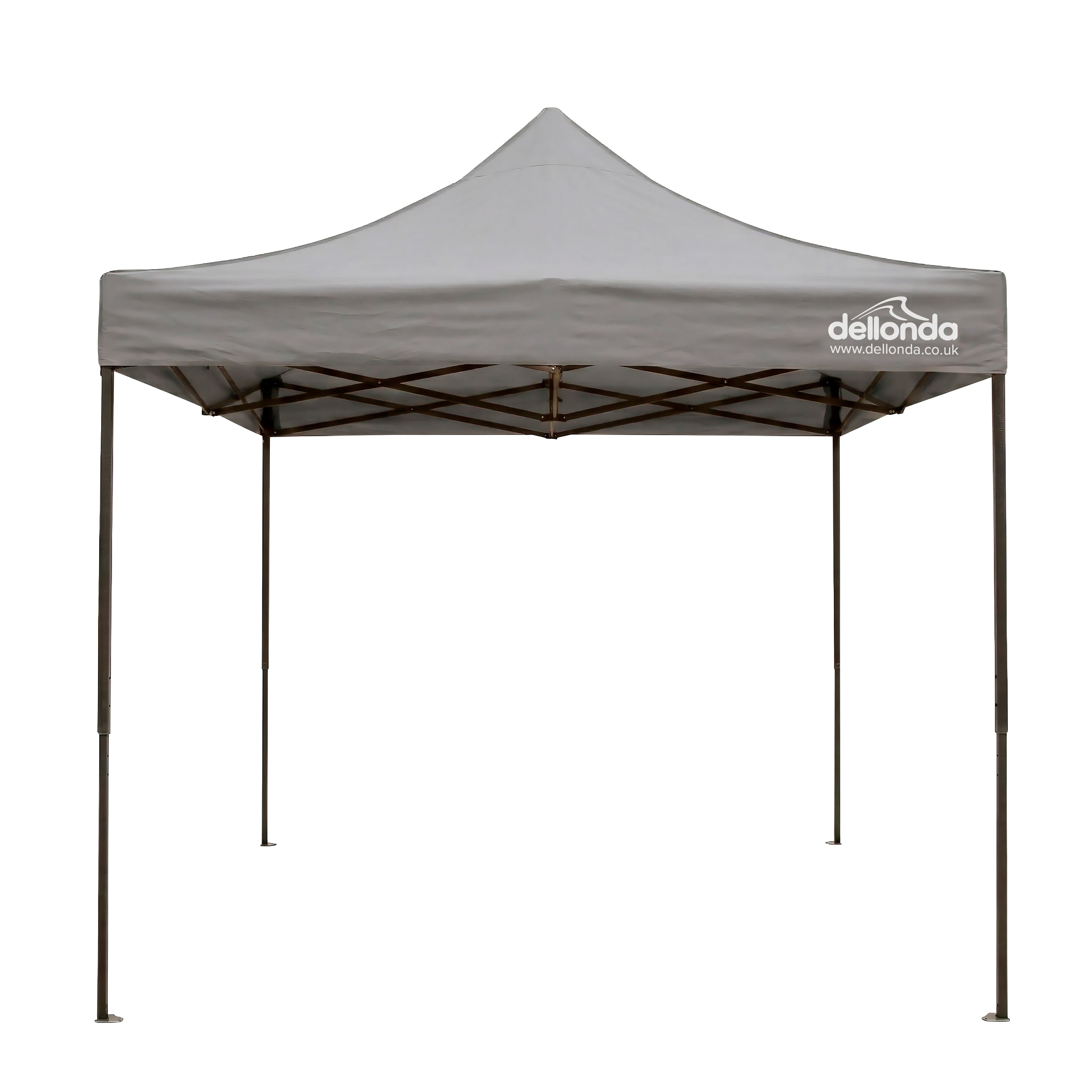 Premium 3 x 4.5m Pop-Up Gazebo, Water-Resistant, Carry Bag, Stakes & Weight Bags - Grey