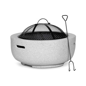 Round bbq pit top