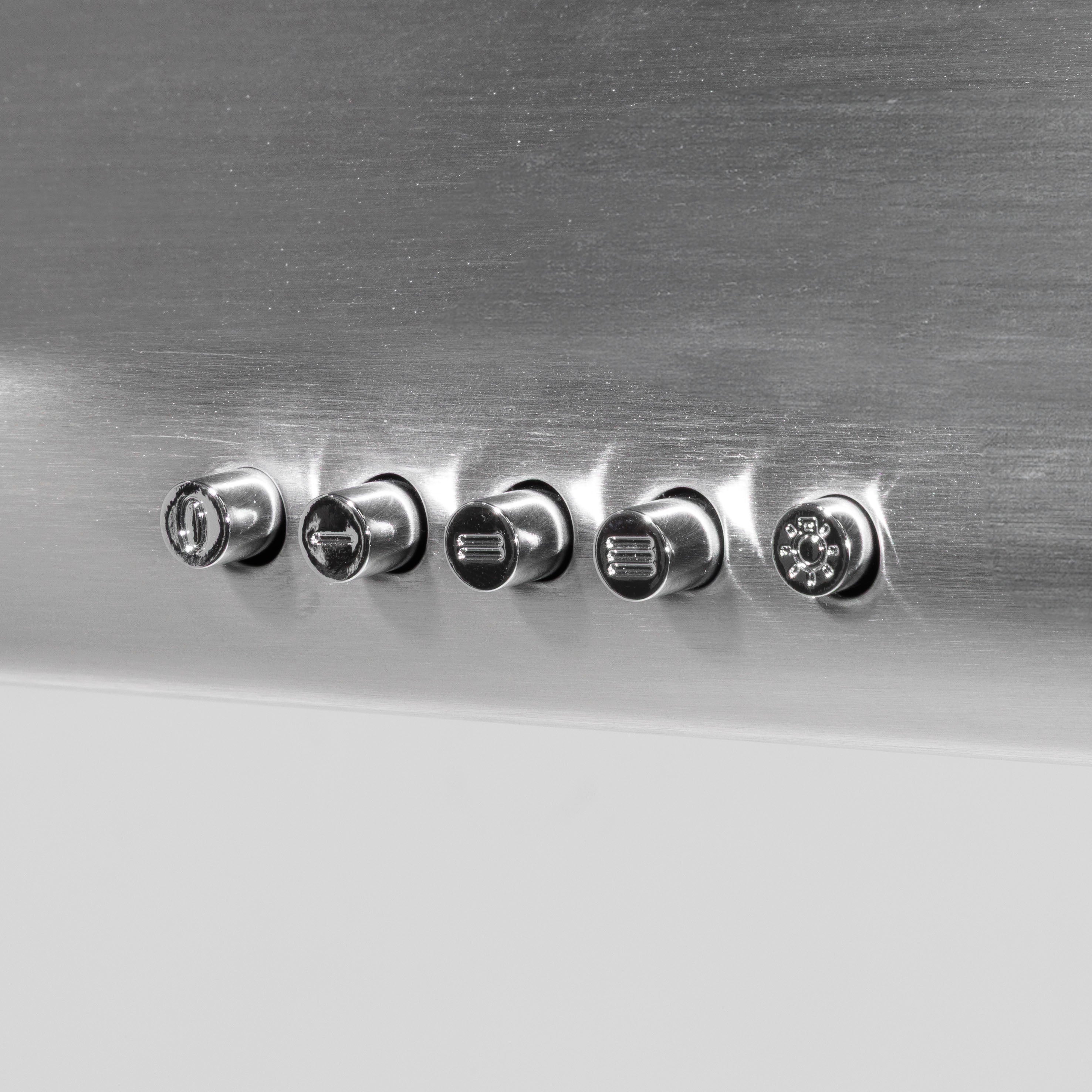 Baridi 60cm Visor Cooker Hood Extractor Fan for Undercabinets, Stainless Steel - DH108
