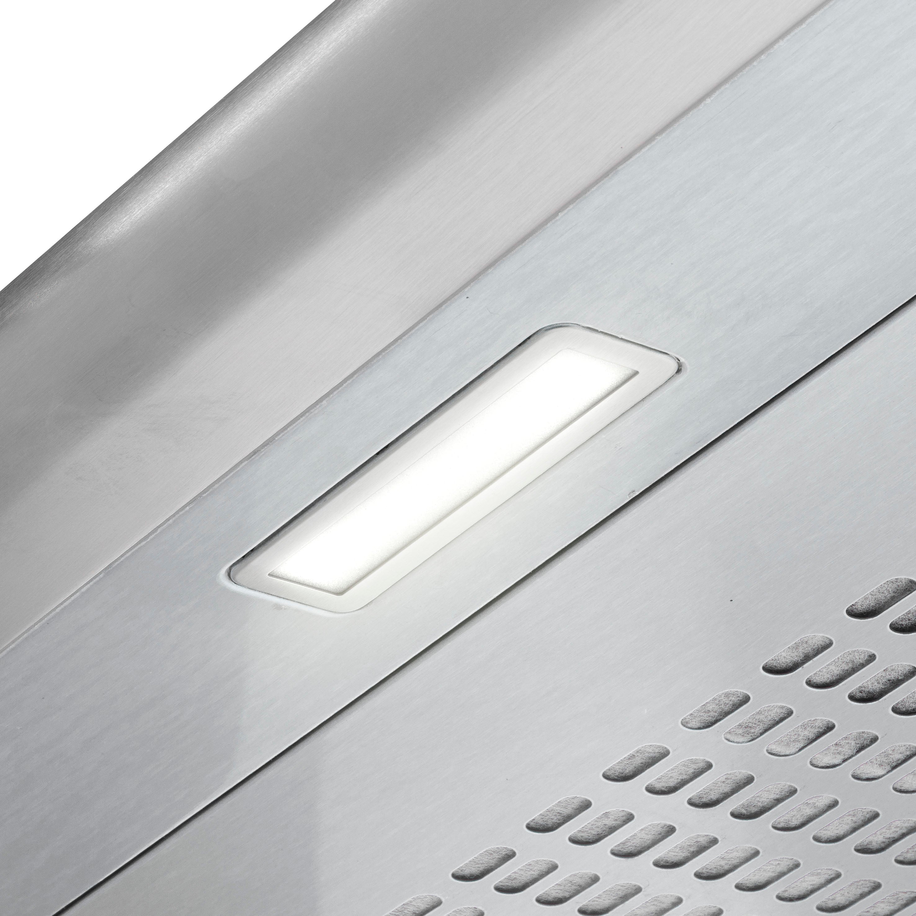 Baridi 60cm Visor Cooker Hood Extractor Fan for Undercabinets, Stainless Steel - DH108