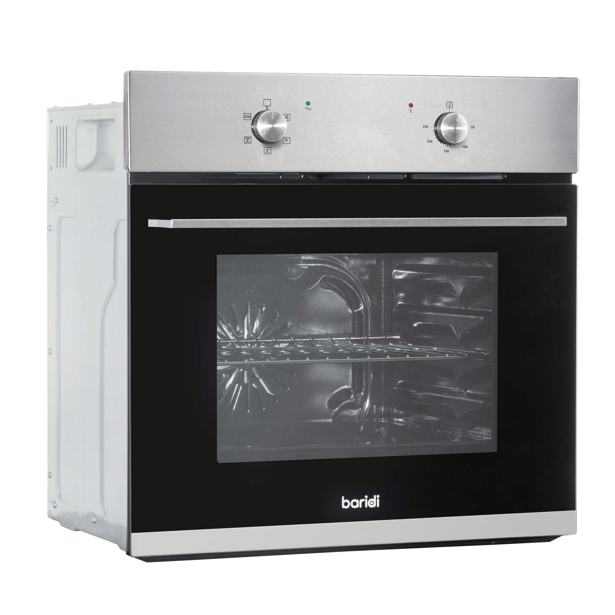 Baridi Kitchen Appliance Bundle 60cm, Integrated Fan-Assisted Oven & Stainless-Steel Gas Hob – DH447