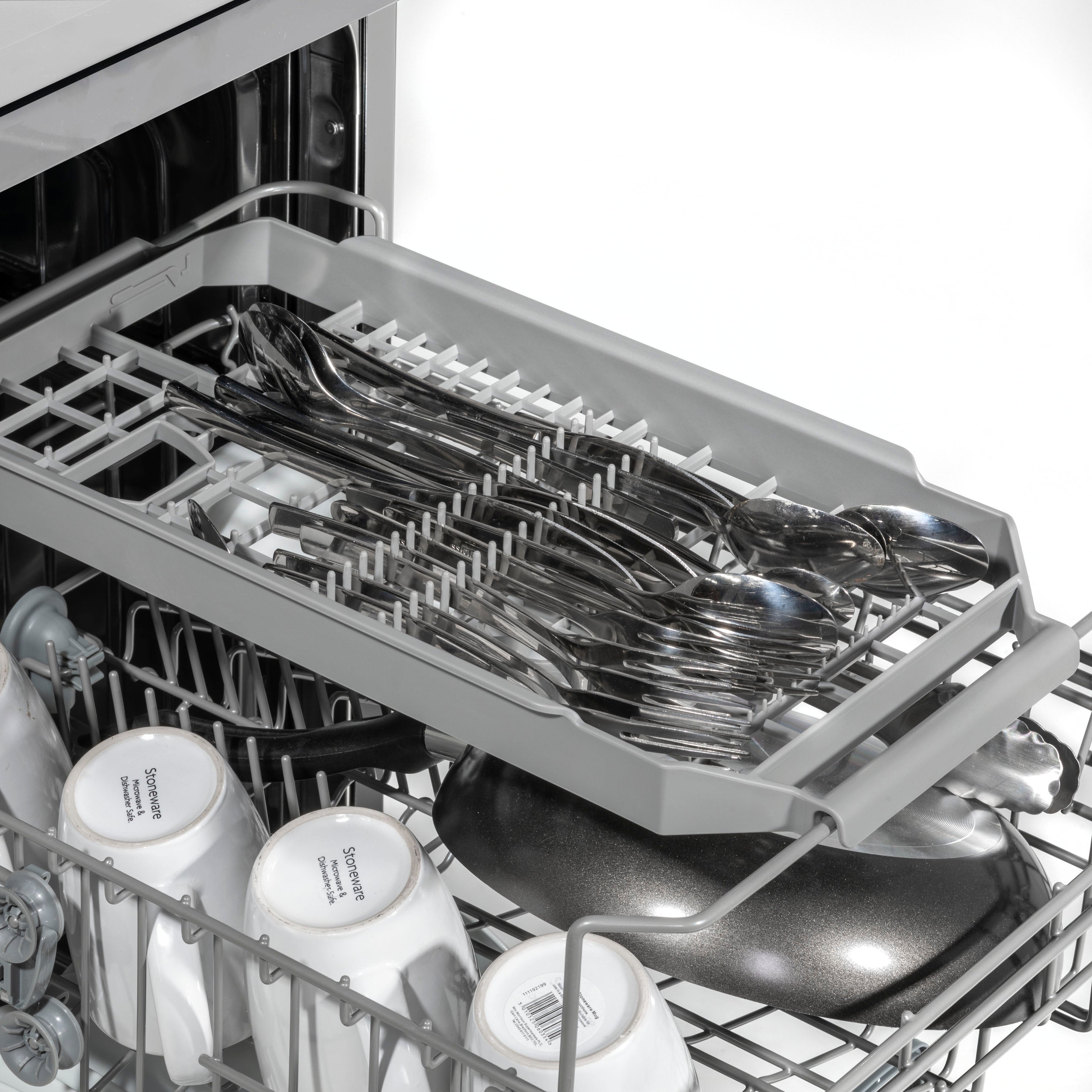 Baridi 45cm Slimline Freestanding Dishwasher 10 Place Settings 8 Pro