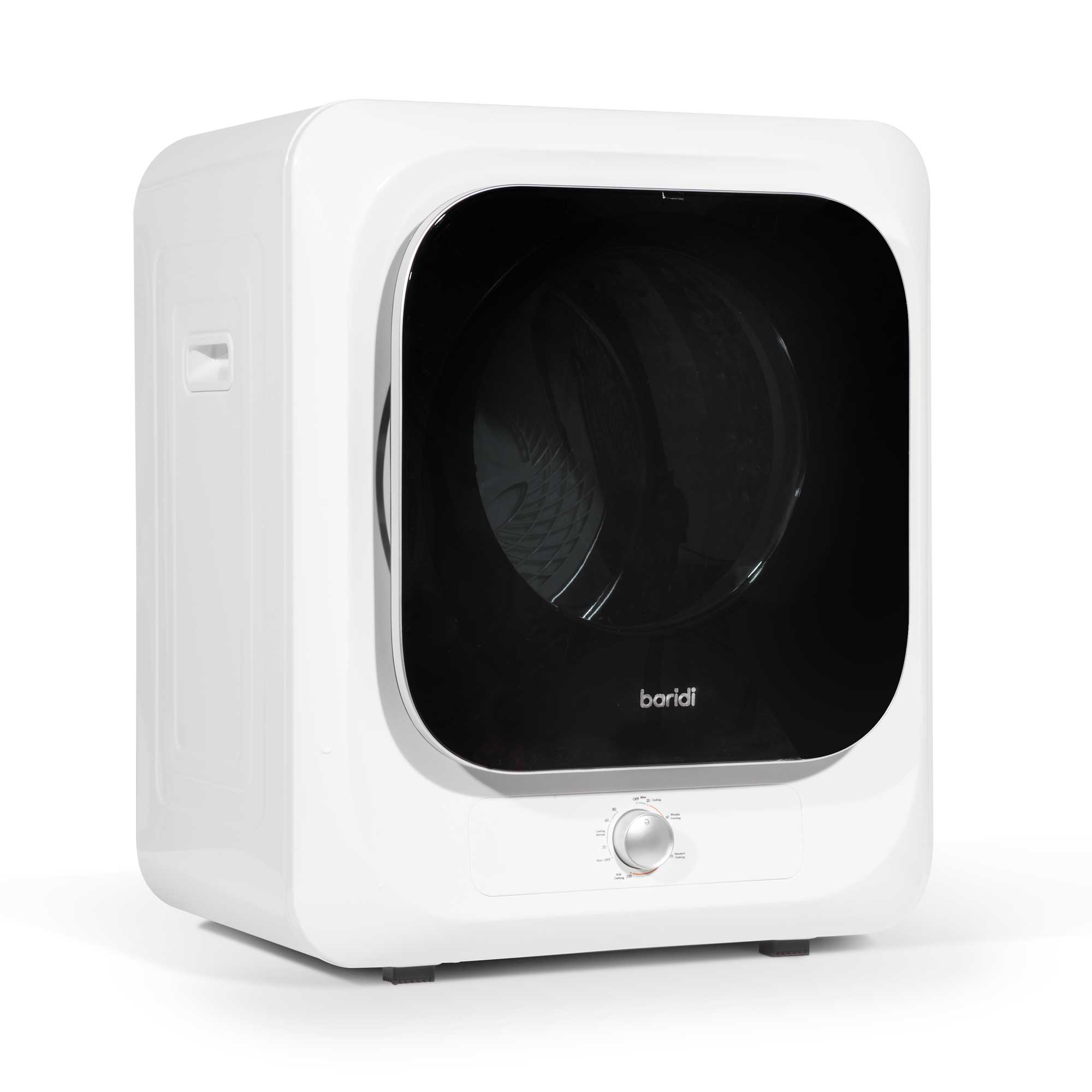 Mini Tabletop Tumble Dryer, Counter Top Vented Dryer, 2.5kg Capacity, includes wall mounted brackets, fully portable - DH192