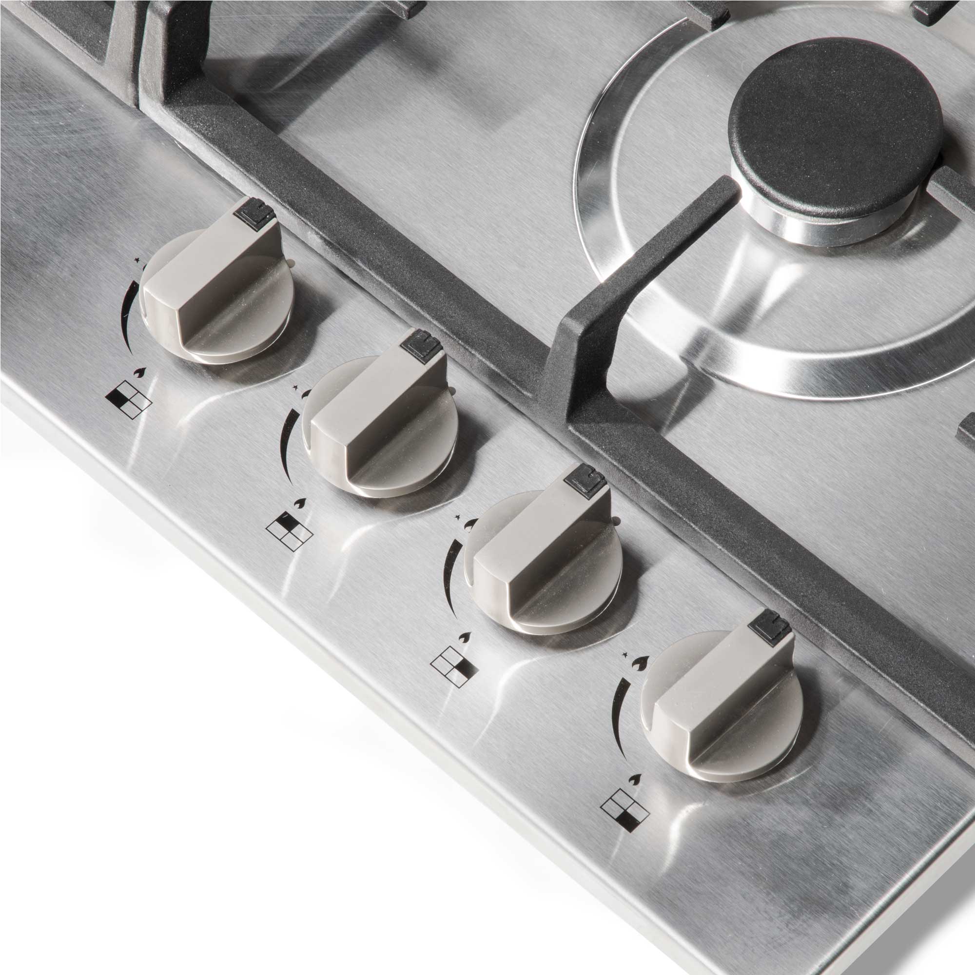Baridi Kitchen Appliance Bundle 60cm, Integrated Fan-Assisted Oven & Stainless-Steel Gas Hob – DH447