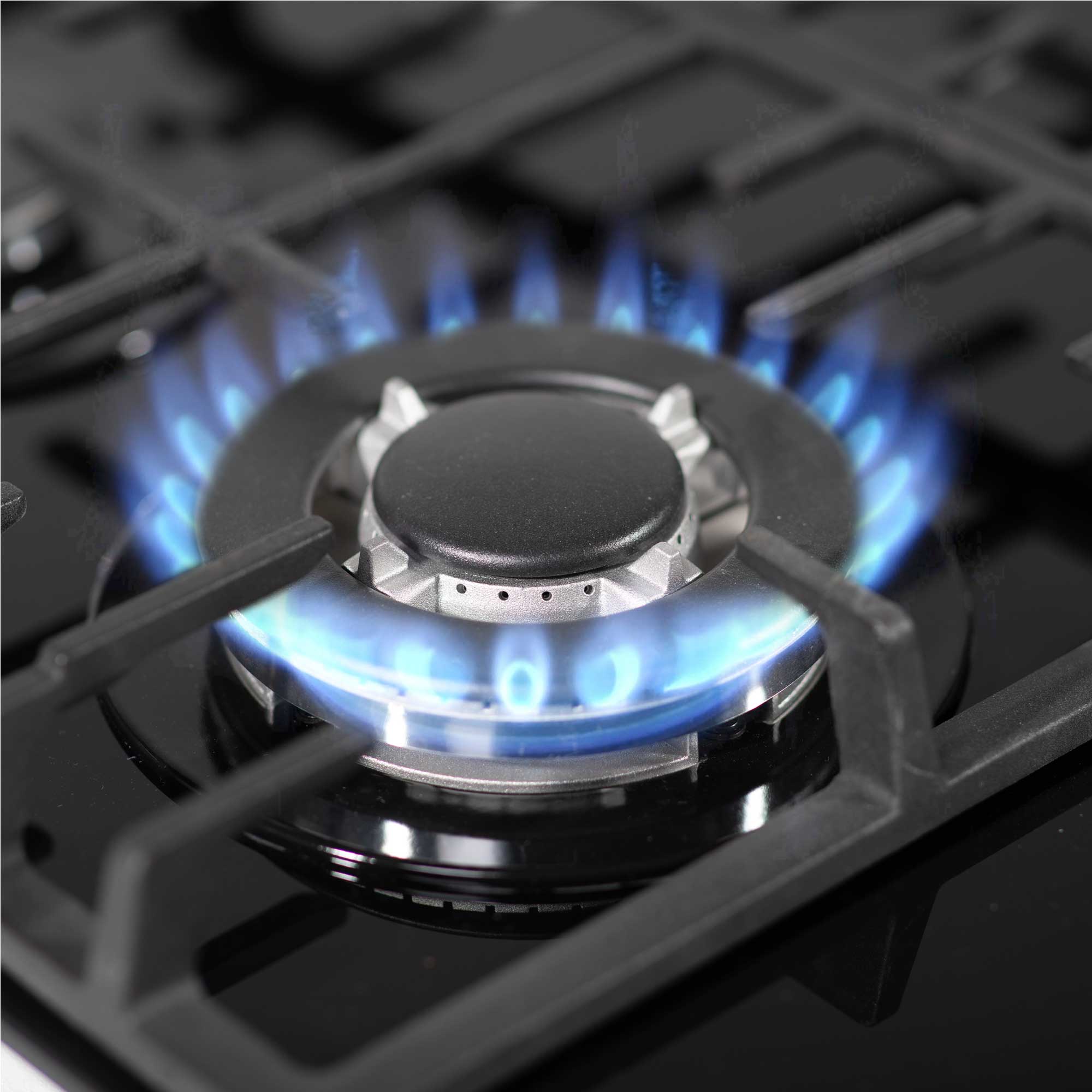 Baridi Kitchen Appliance Bundle 60cm, Integrated Fan-Assisted Oven & Black Glass Gas Hob - DH446