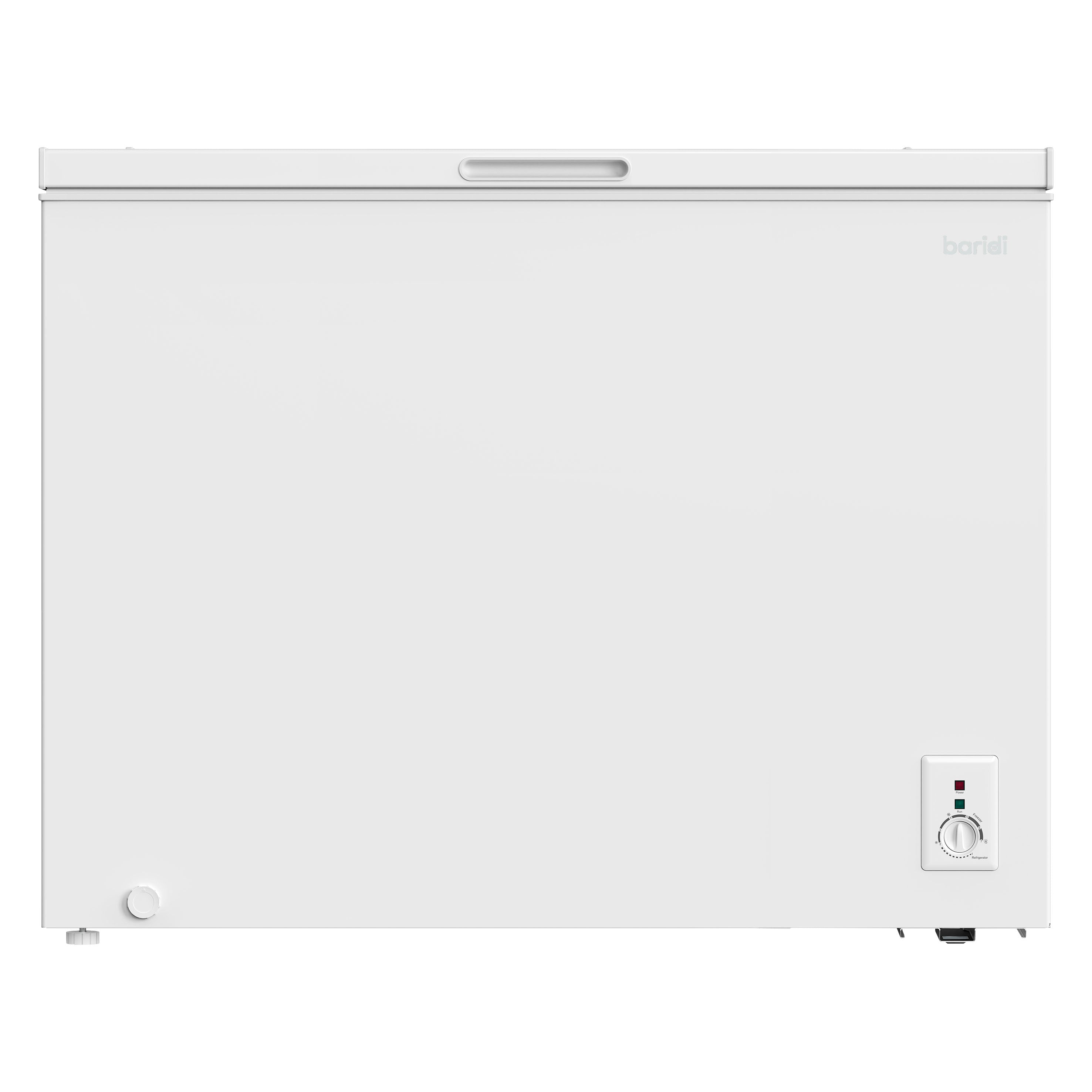 Baridi 254L Freestanding Chest Freezer with Adjustable Thermostat - White - DH258