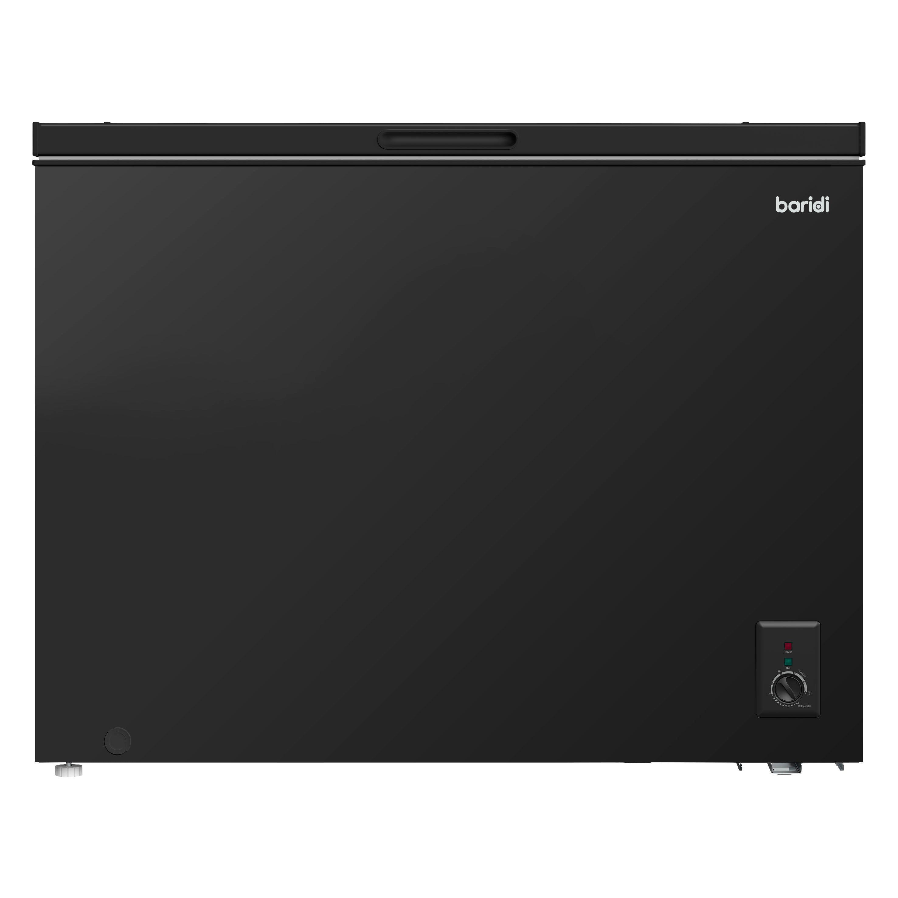 Baridi 254L Freestanding Chest Freezer with Adjustable Thermostat - Black- DH259