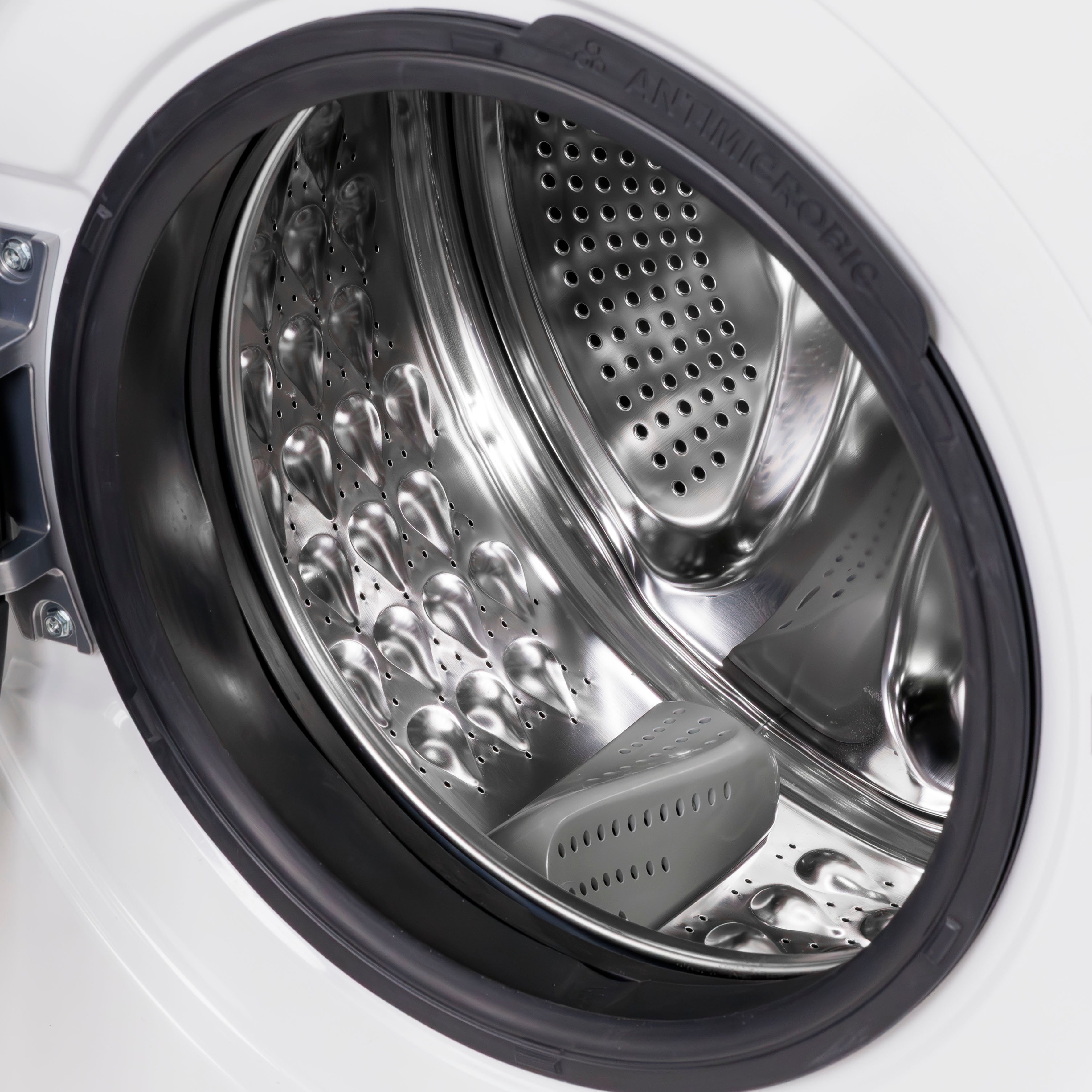 Baridi 8/5kg Washer Dryer, Front Loading, 1400rpm, 15 Programmes, BLDC Motor, White/Black – DH263