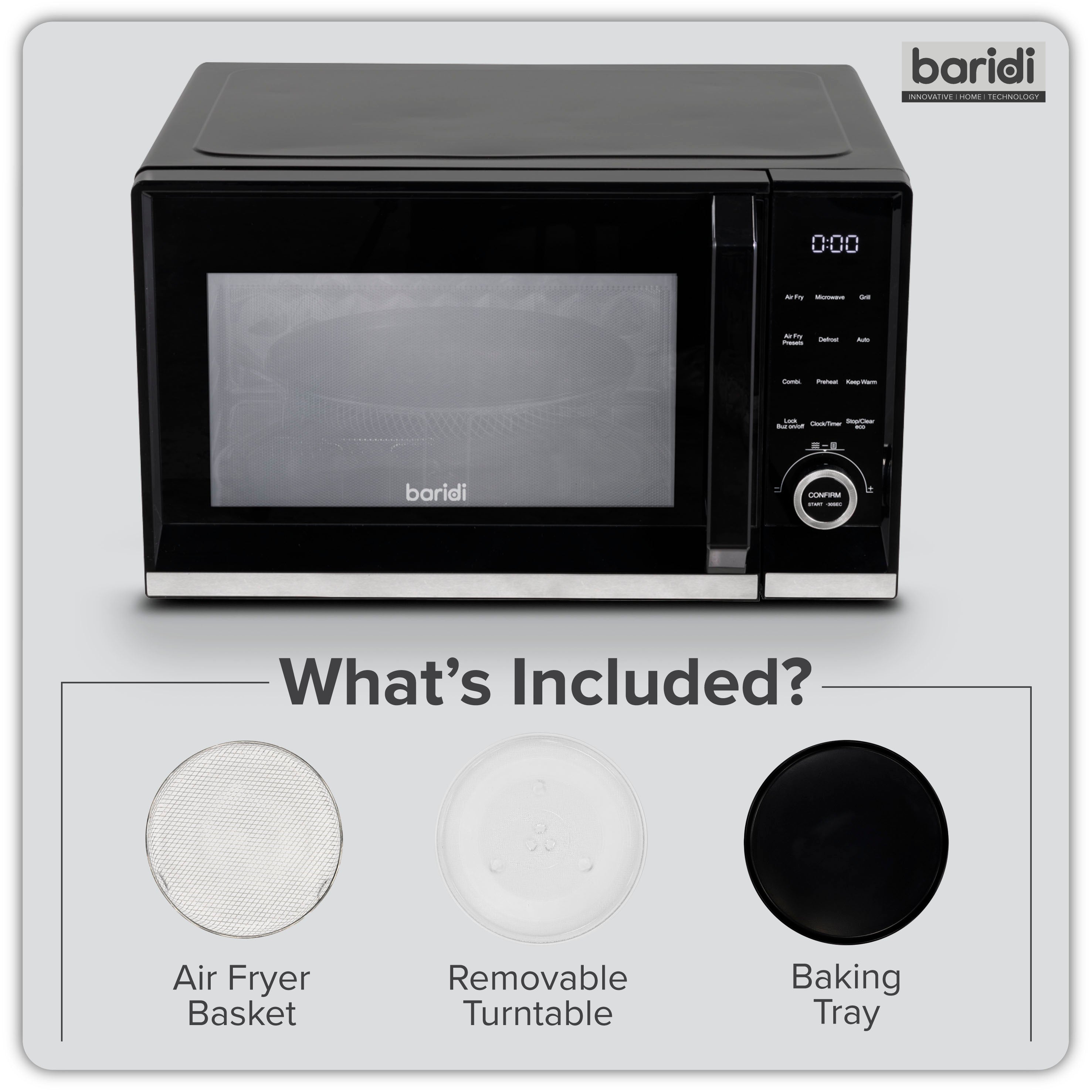 Baridi DH277 Microwave Action shot - whats included