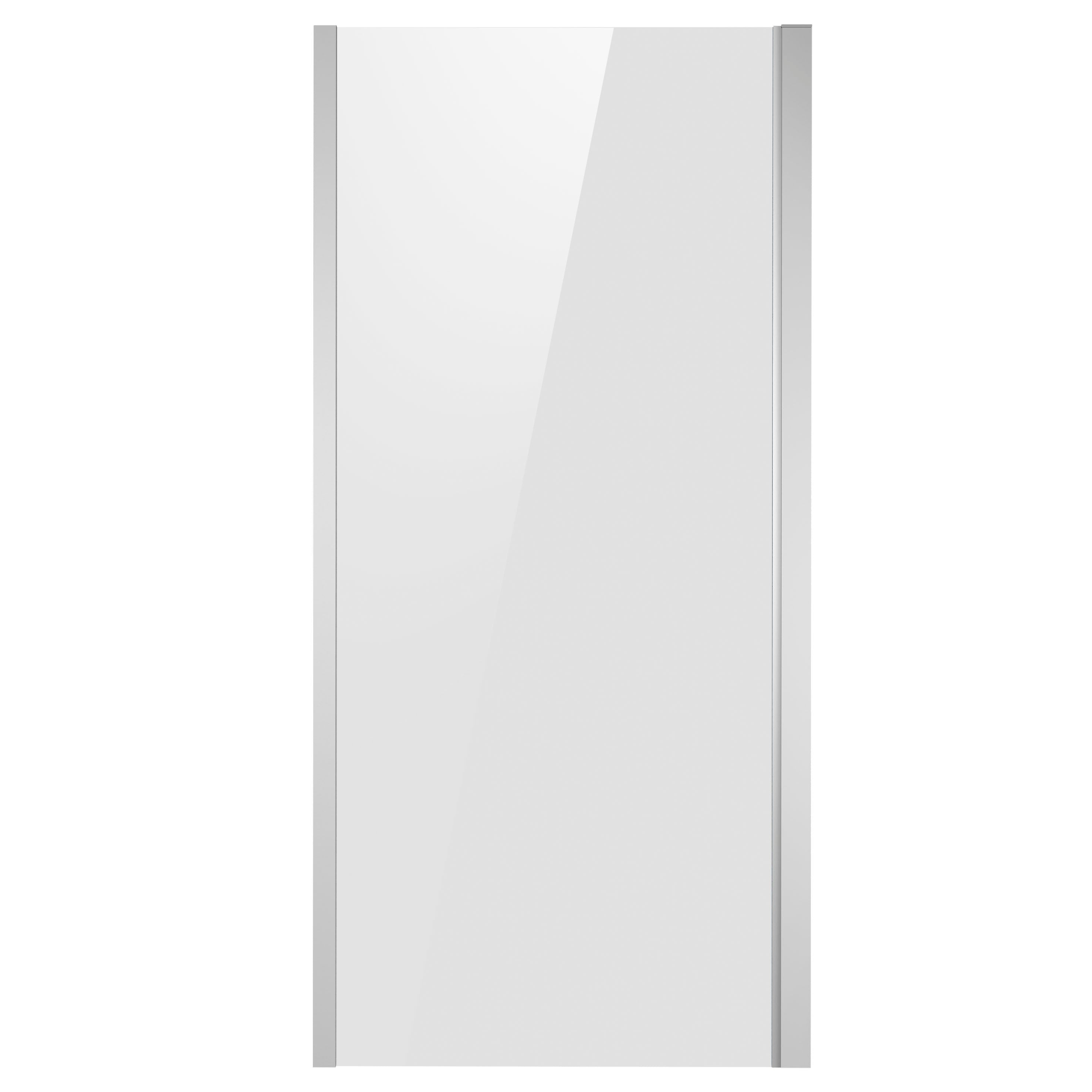 Baridi Side Panel for Sliding Shower Doors, 6mm Tempered Glass, 800 x 1850mm, Chrome - DH296