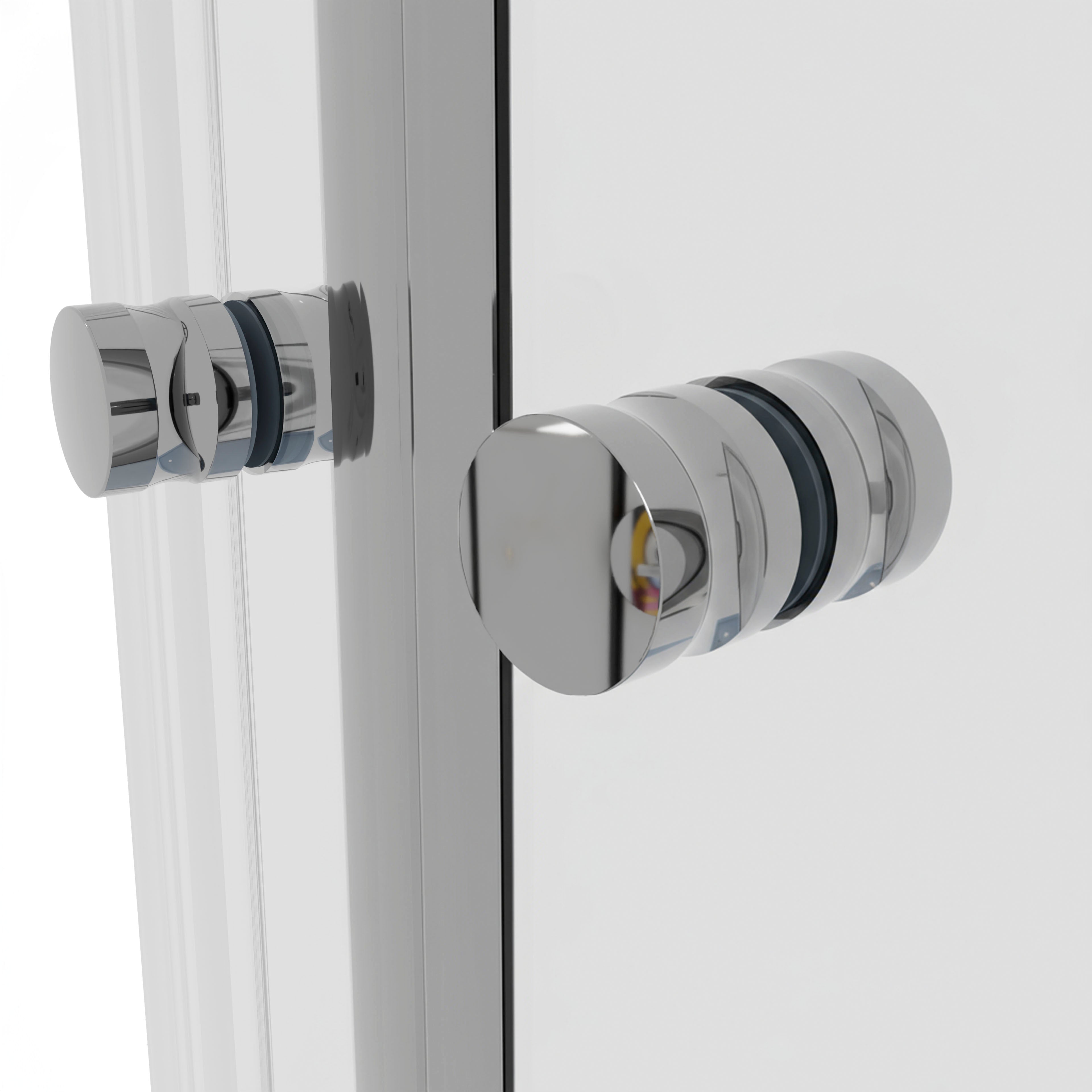 Baridi Quadrant Shower Enclosure 800 x 800 x 1850mm with 6mm Tempered Glass, Chrome - DH301