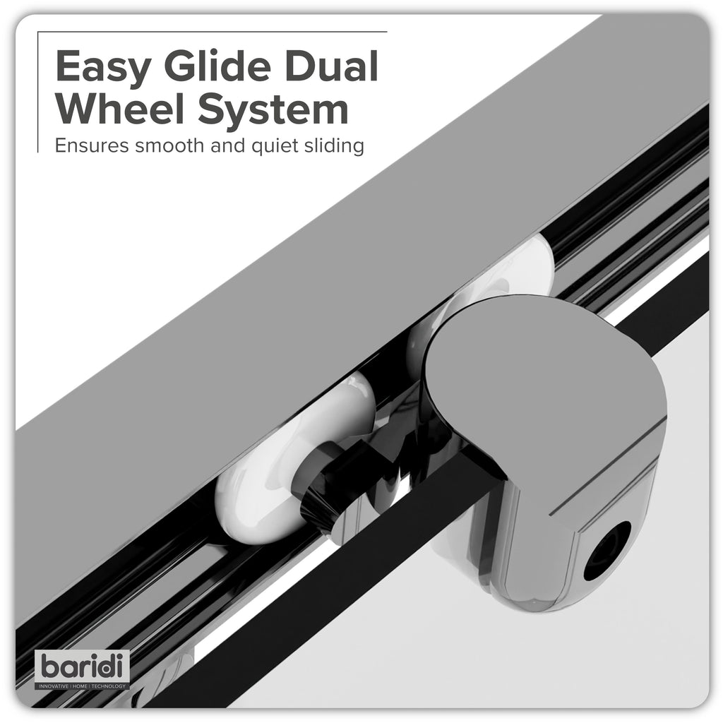 Baridi Quadrant Shower Enclosure 900 x 900 x 1850mm with 6mm Tempered