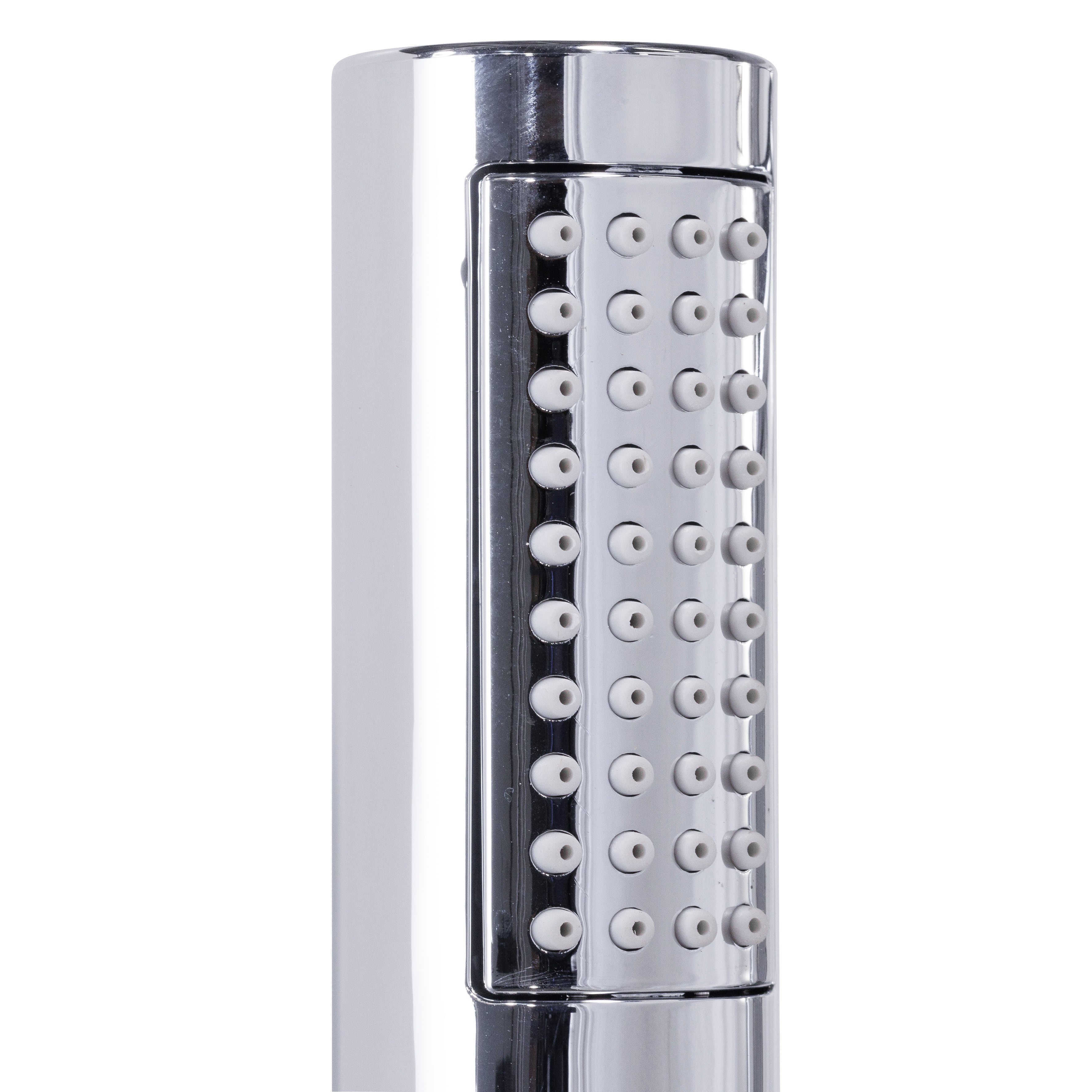 Baridi Concealed Thermostatic Shower Set, Dual Outlet, Ø20cm Round Shower Head & Hand Shower, Chrome - DH318