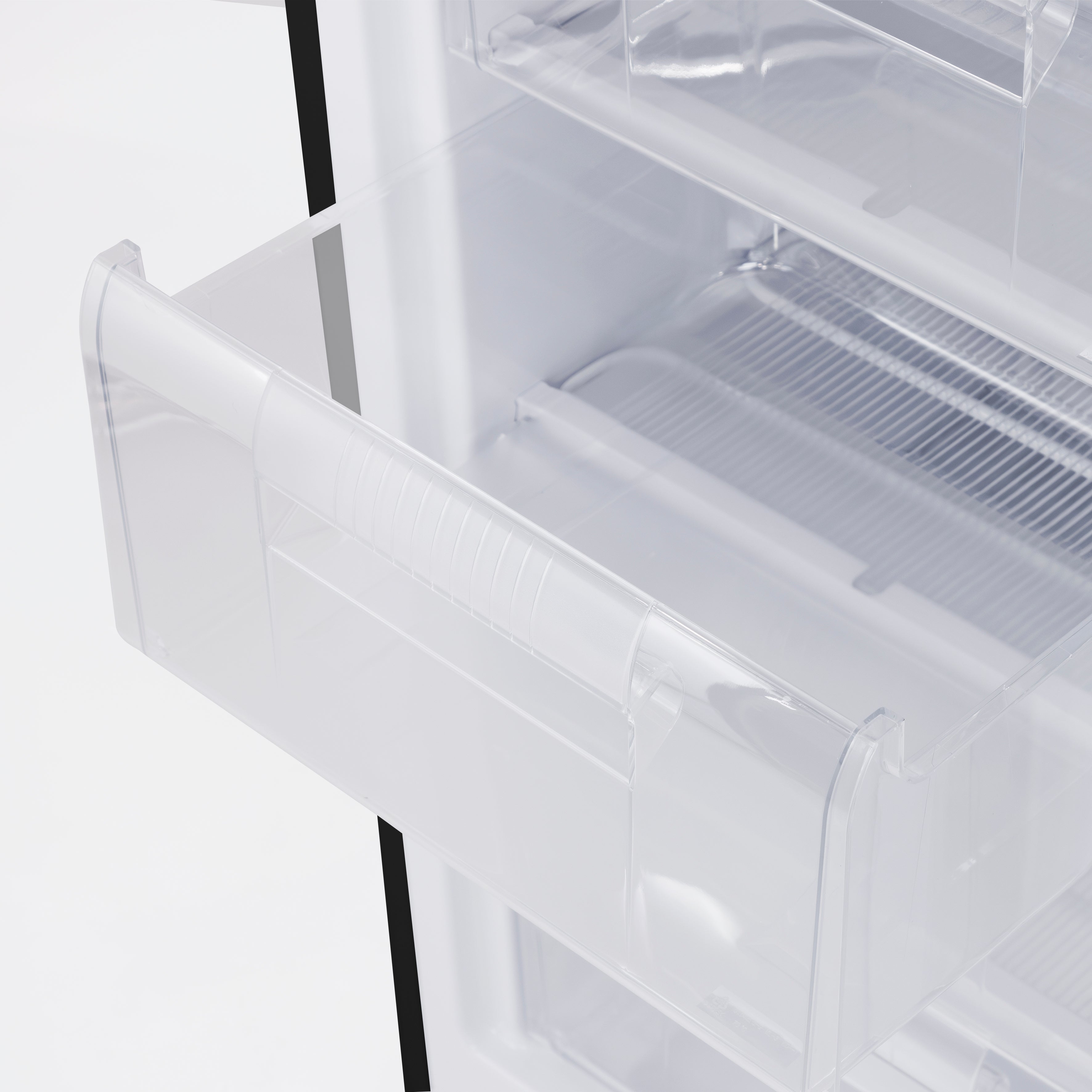 Baridi Freestanding Tall Freezer, 177L Capacity with Reversible Door, Black – DH325