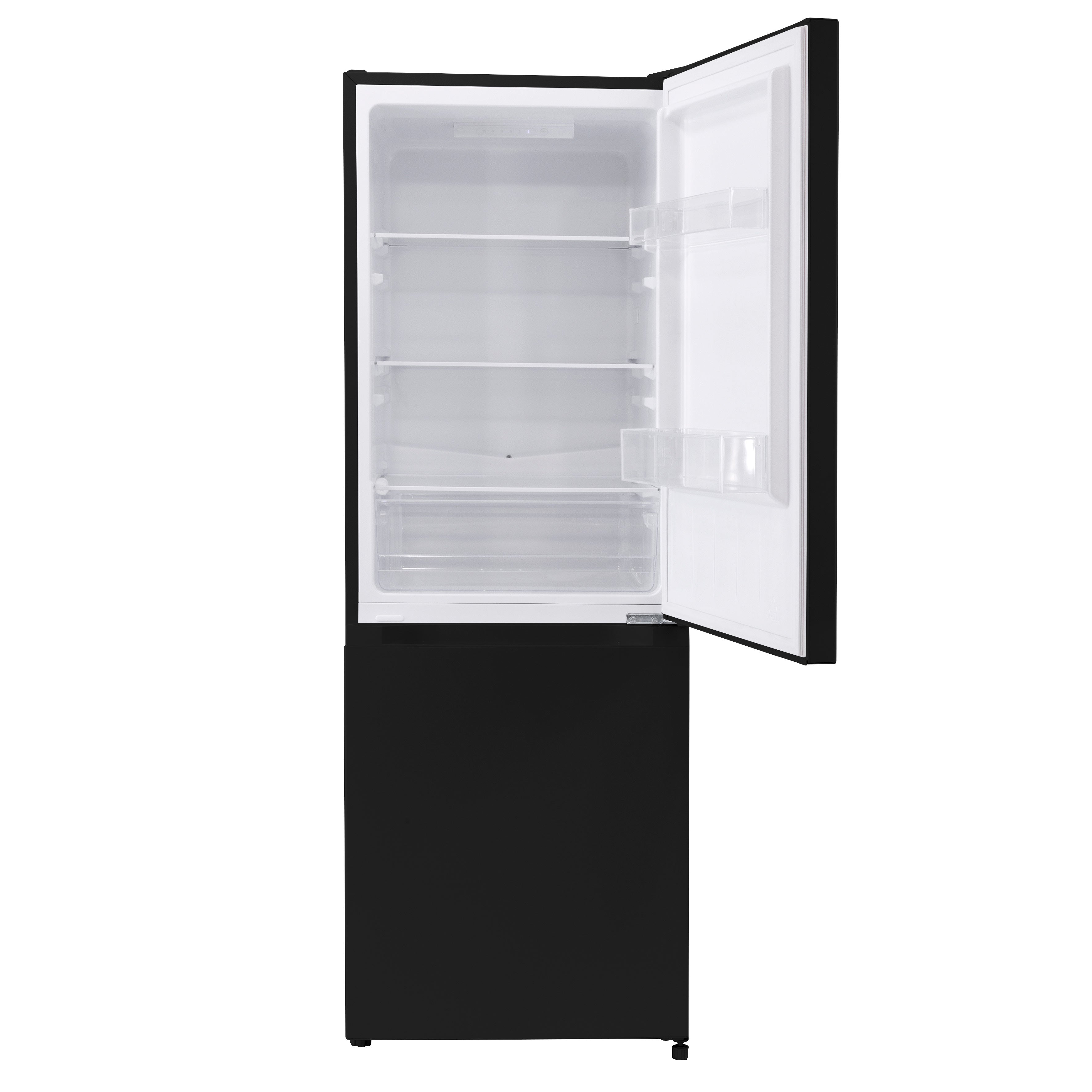 Baridi 60/40 Smart Frost Fridge Freezer 227L Capacity, Black - DH327