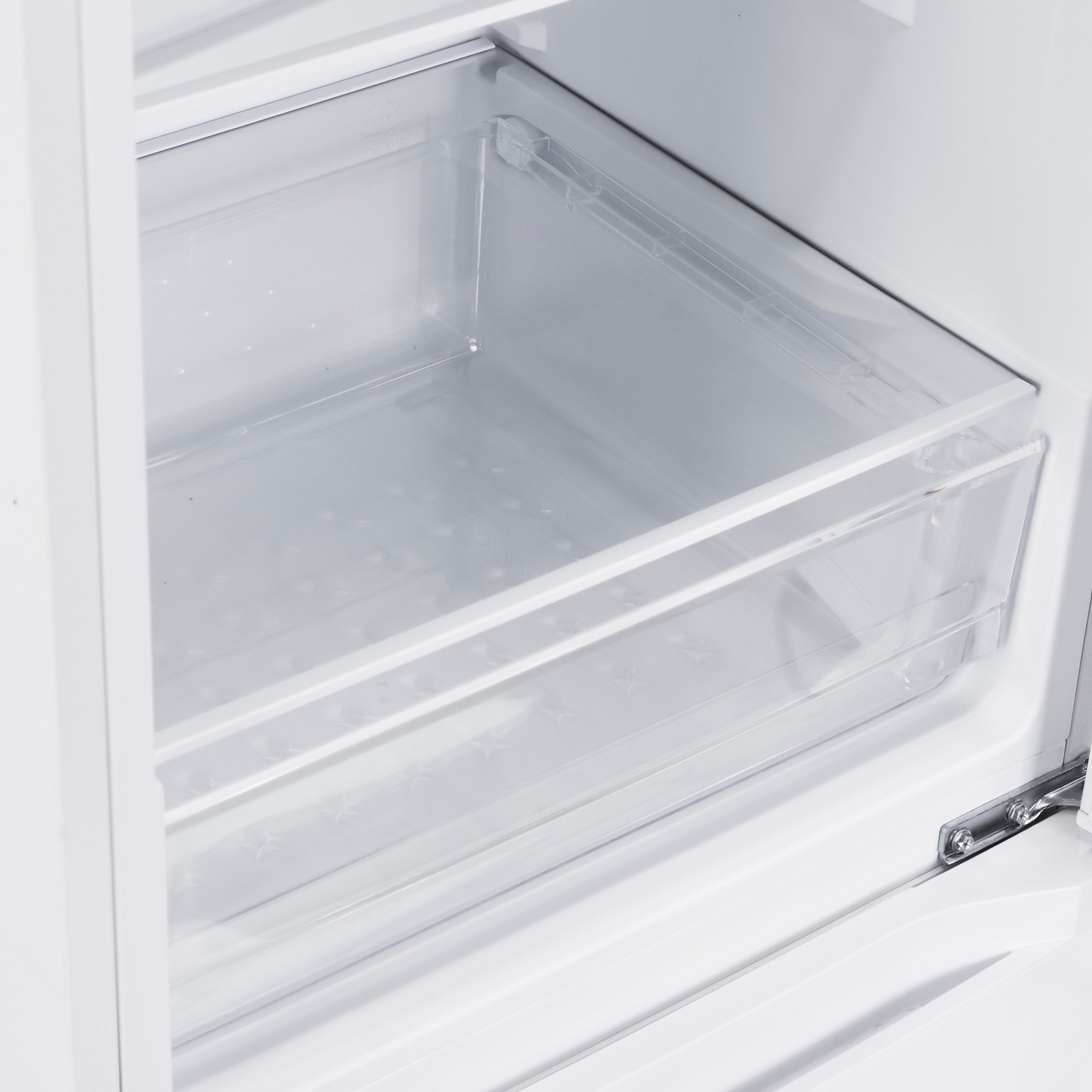 Baridi 50/50 Smart Frost Fridge Freezer 254L Capacity, White - DH328