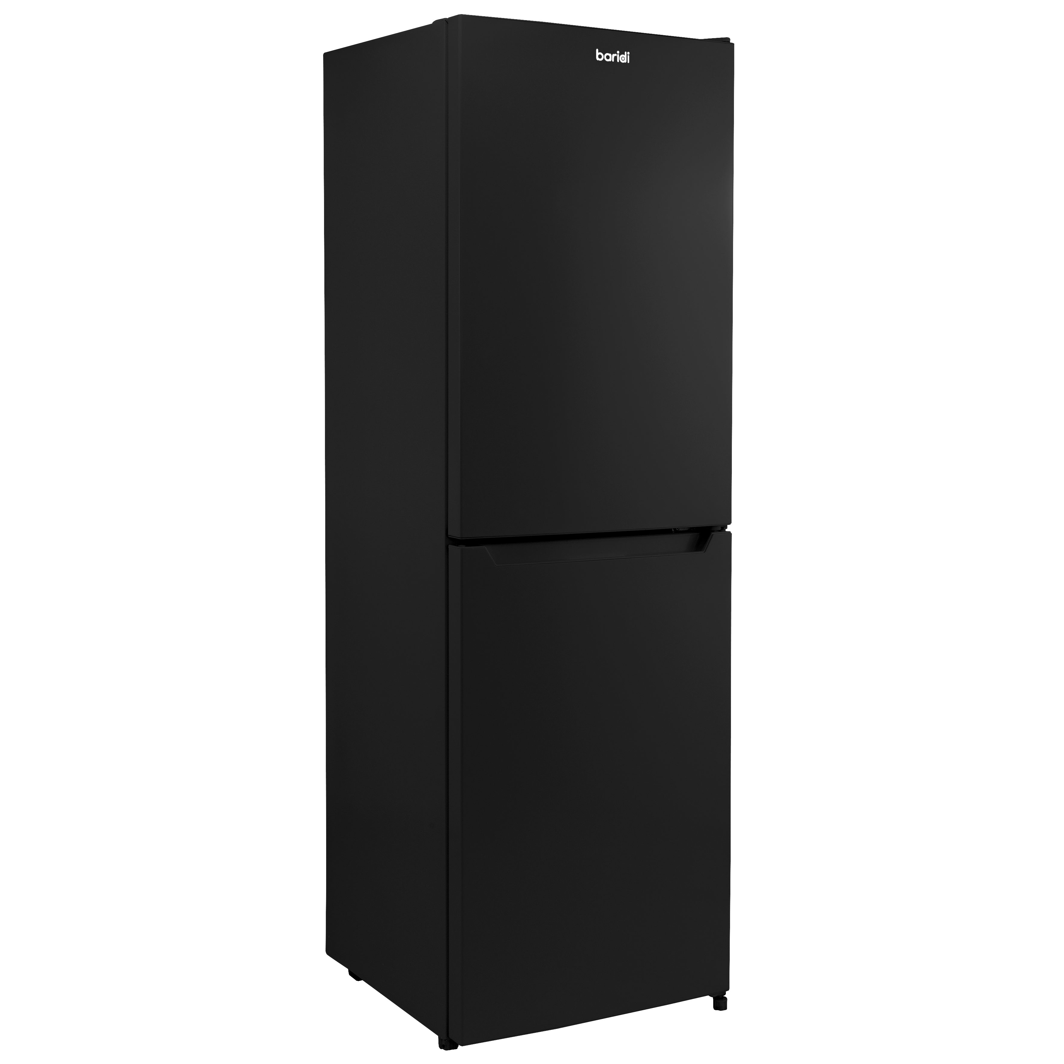 Baridi 50/50 Smart Frost Fridge Freezer 254L Capacity, Black - DH329