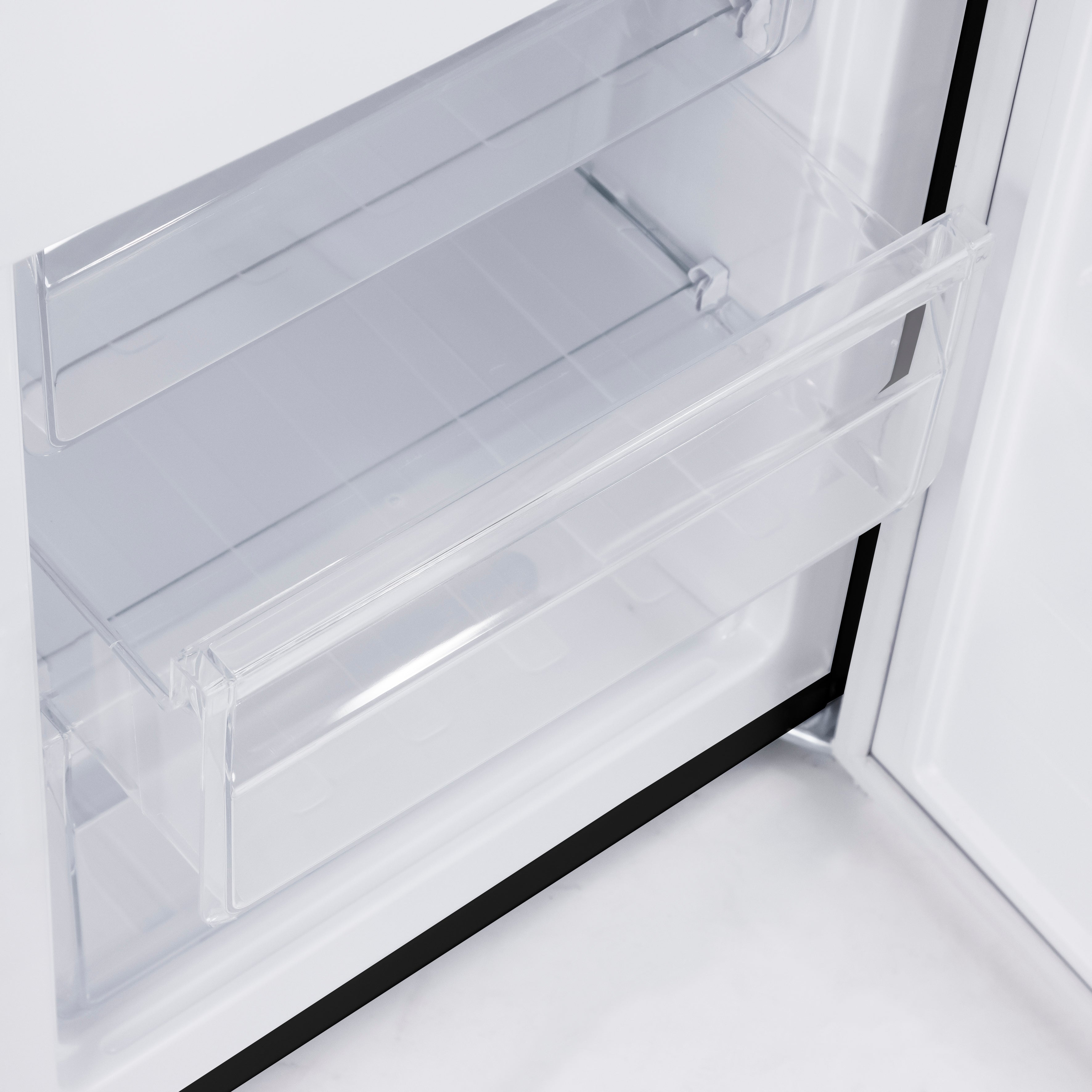 Baridi 50/50 Smart Frost Fridge Freezer 254L Capacity, Black - DH329
