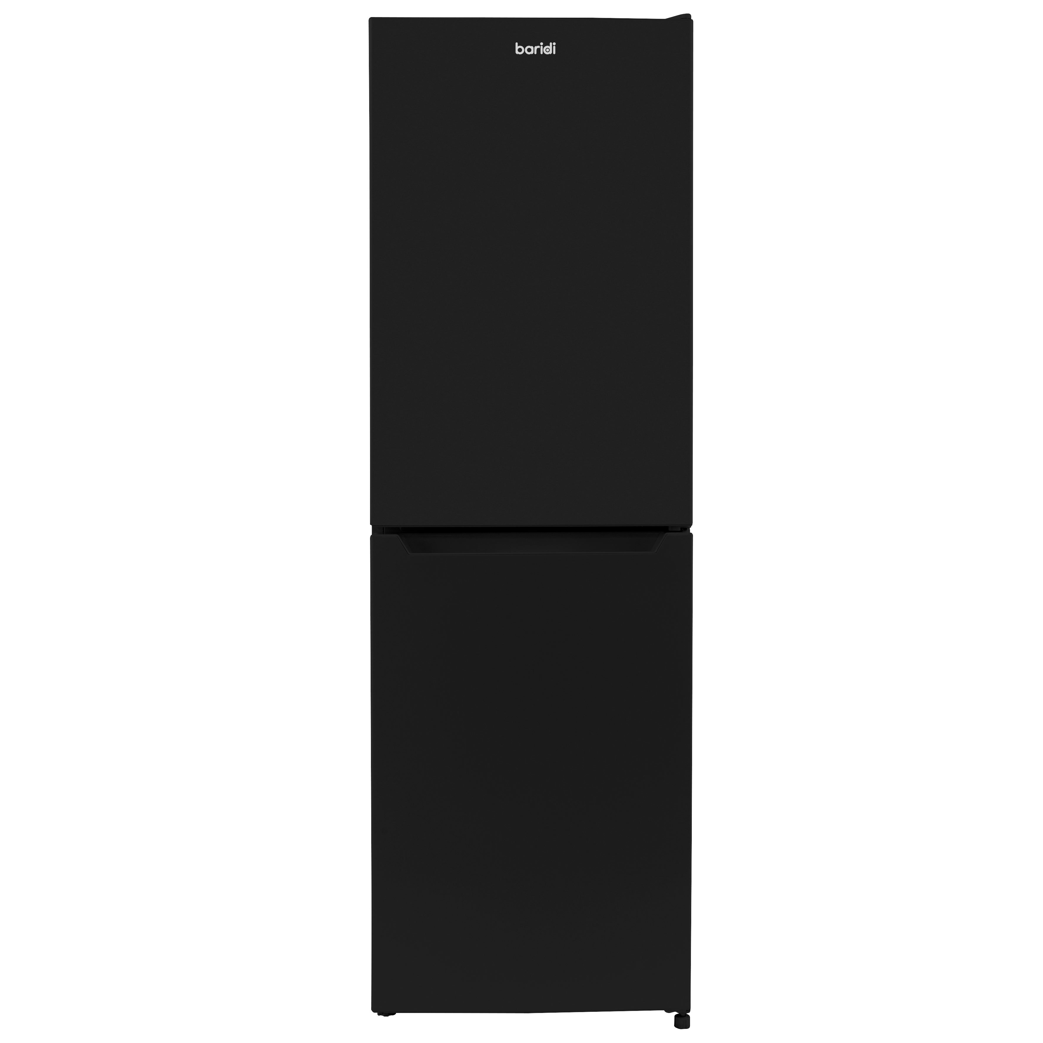 Baridi 60/40 Smart Frost Fridge Freezer 254L Capacity, Black - DH329