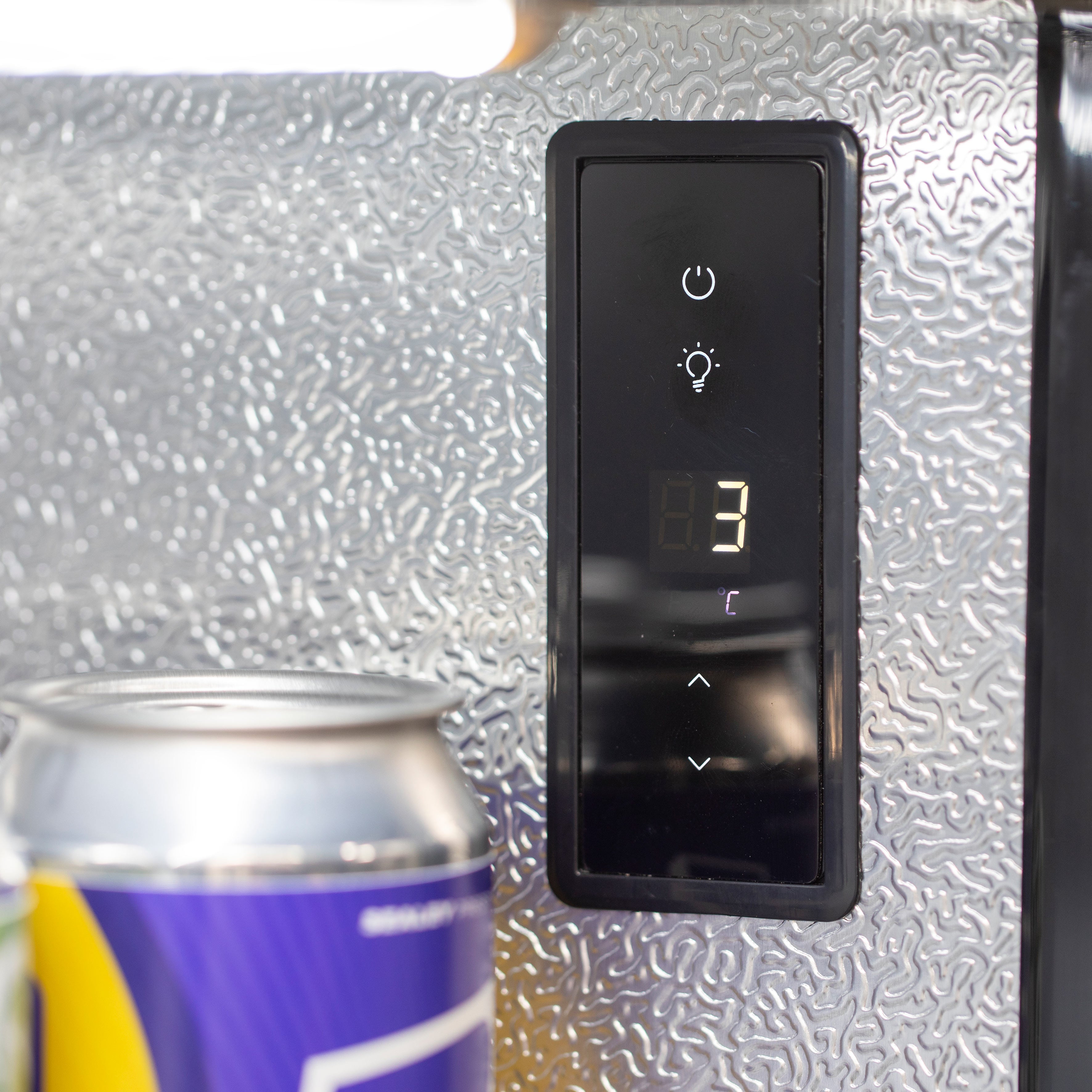 Baridi Back Bar Drinks Fridge/Cooler with Triple Hinged Door 307L, Black – DH336