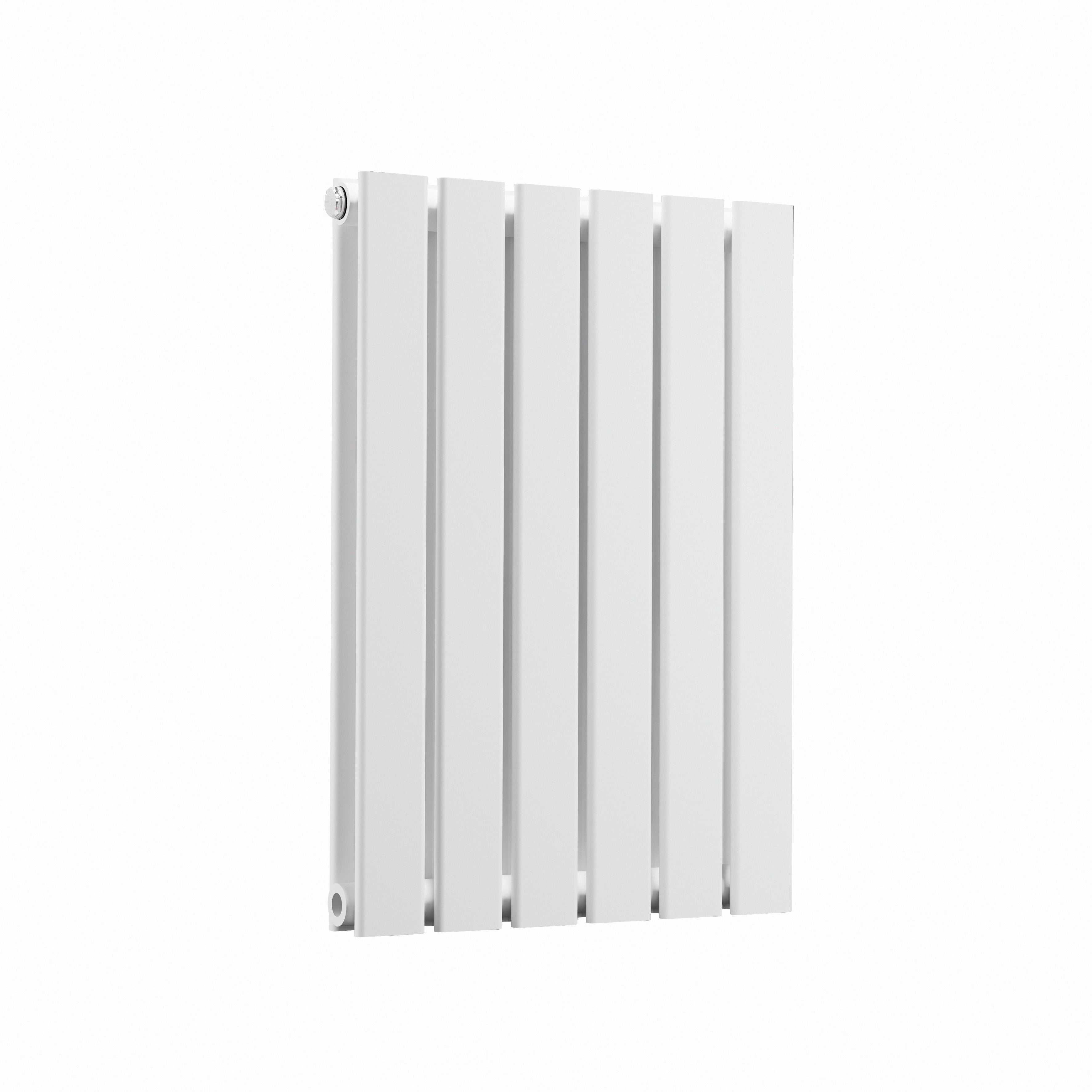 Horizontal Radiator Contemporary Double Flat Panel Design 600 x 420mm, White - DH348