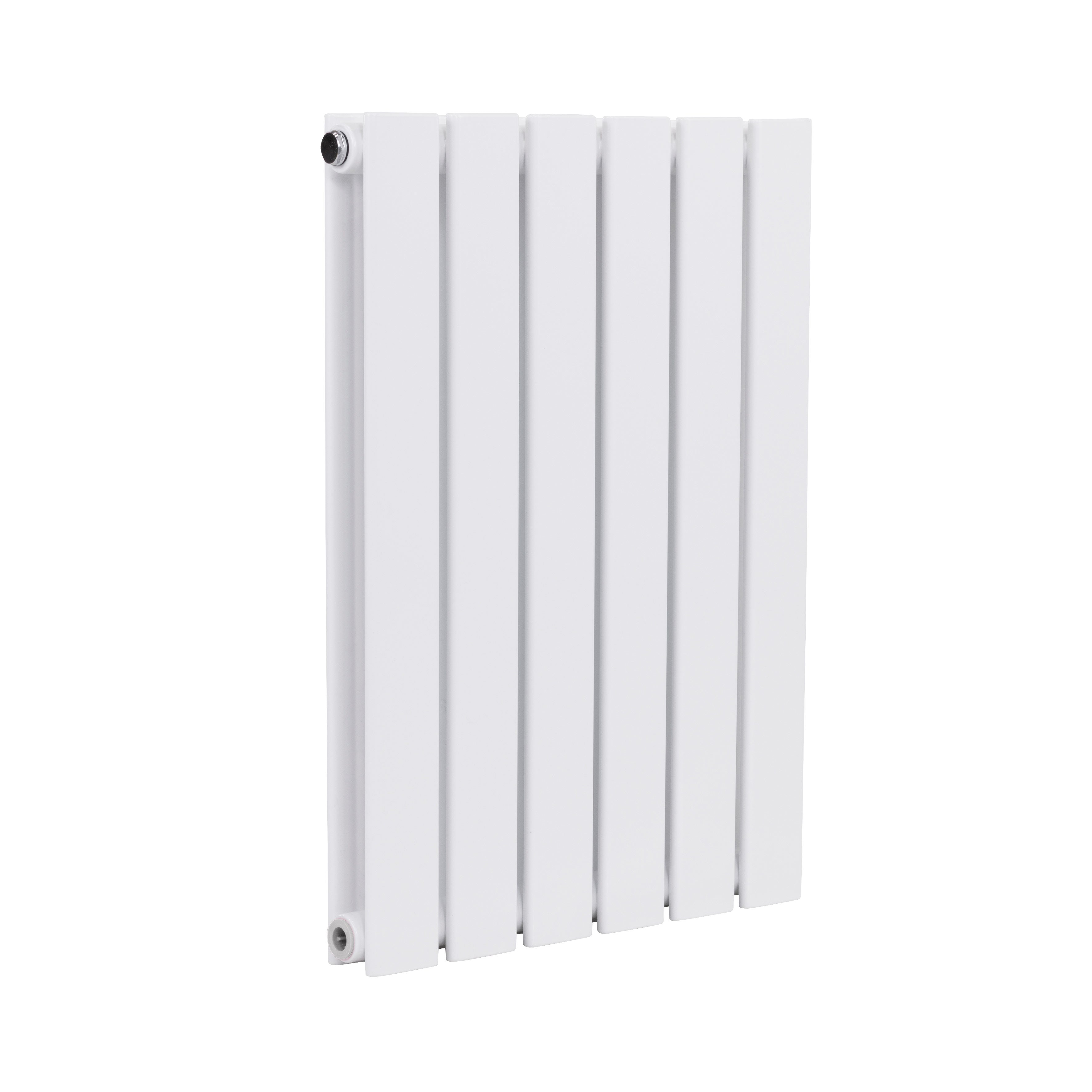 Baridi Horizontal Radiator Contemporary Double Flat Panel Design 600 x 420mm, White - DH348