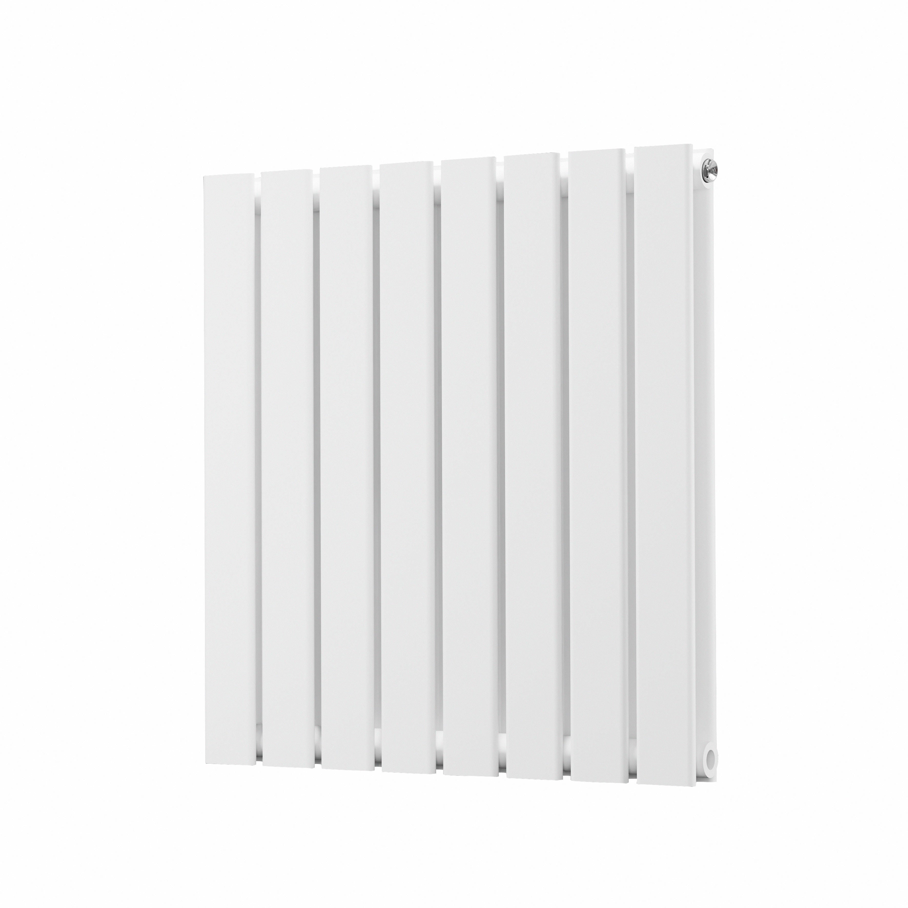 Horizontal Radiator Contemporary Double Flat Panel Design 600 x 560mm, White - DH349