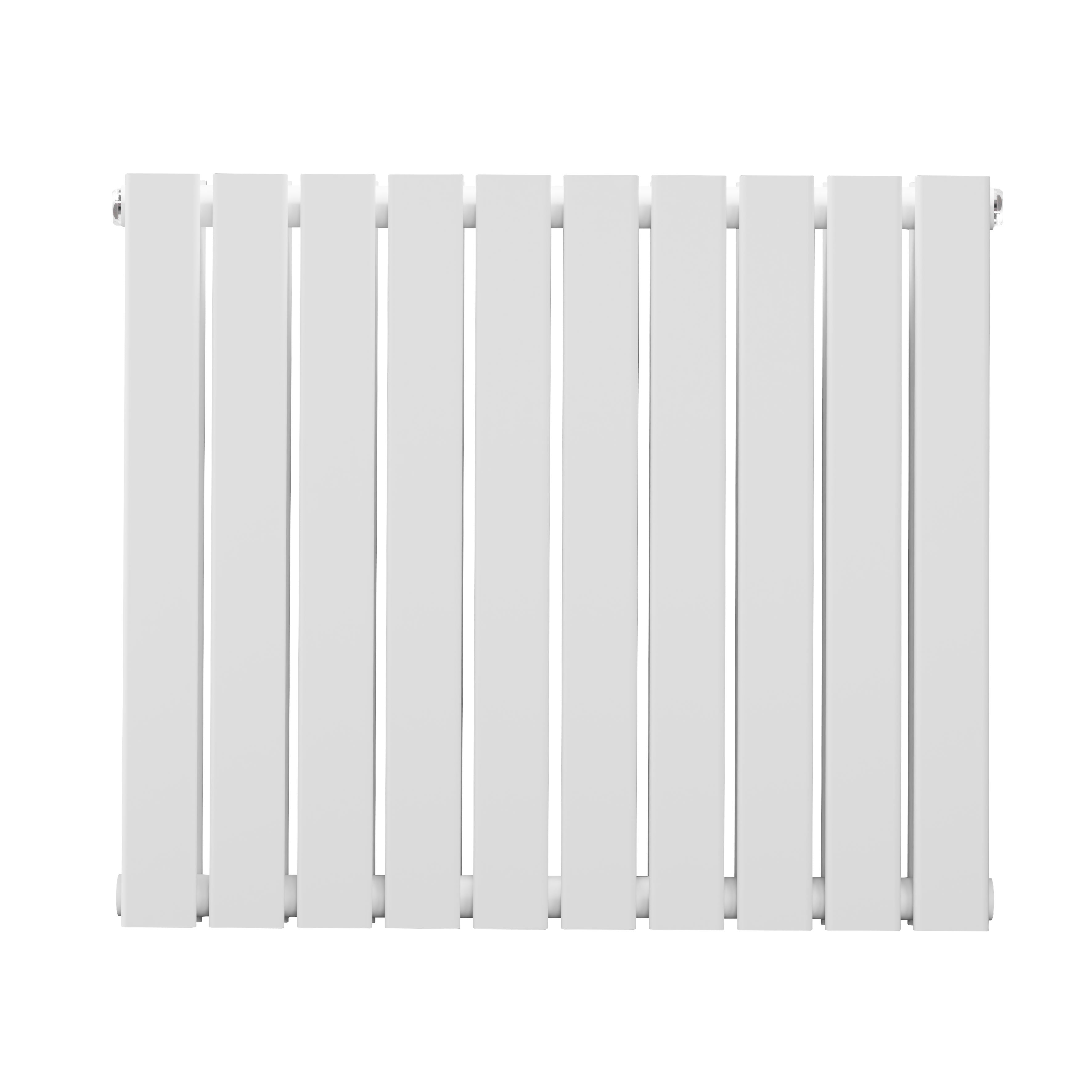 Horizontal Radiator Contemporary Double Flat Panel Design 600 x 700mm, White - DH350