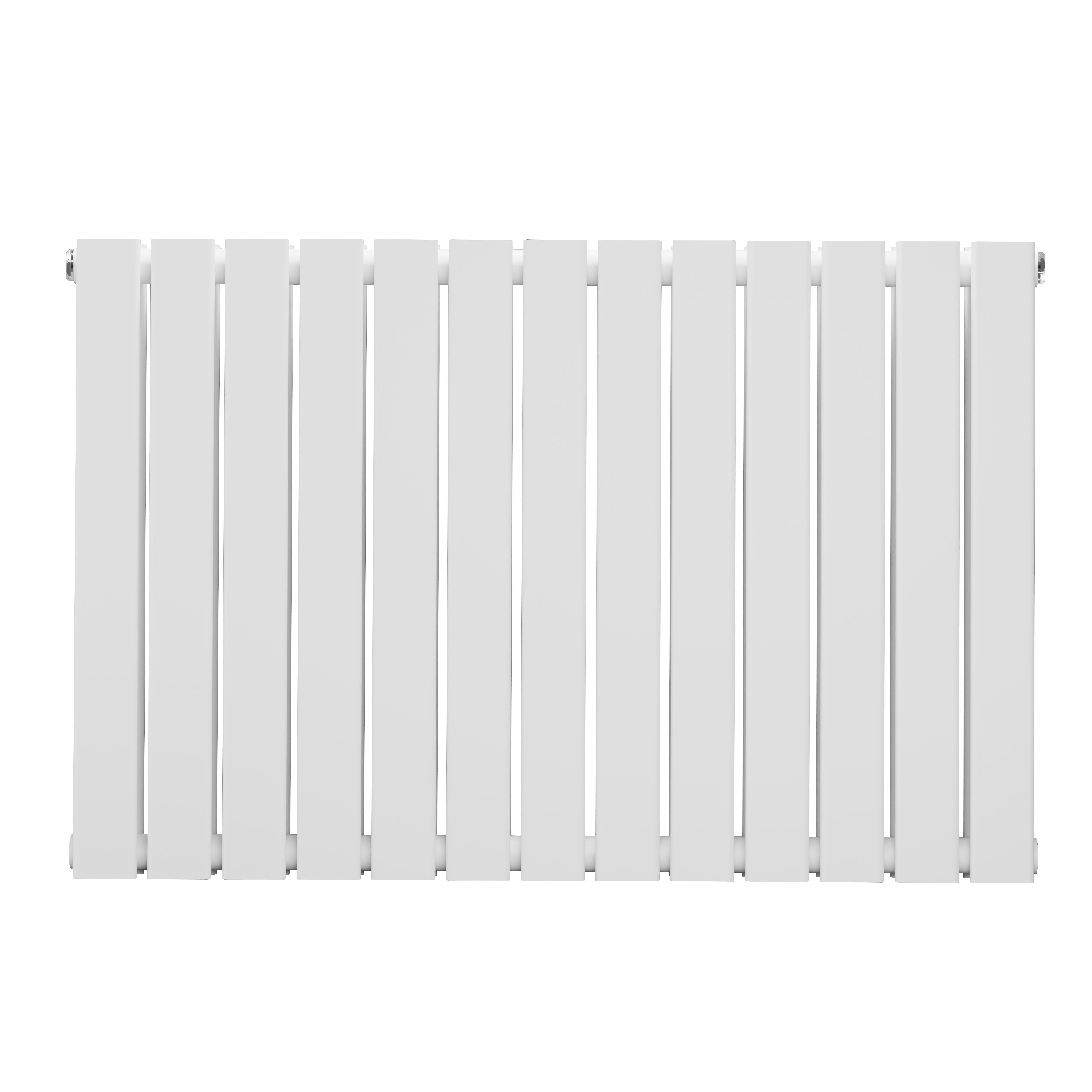 Horizontal Radiator Contemporary Double Flat Panel Design 600 x 910mm, White - DH351