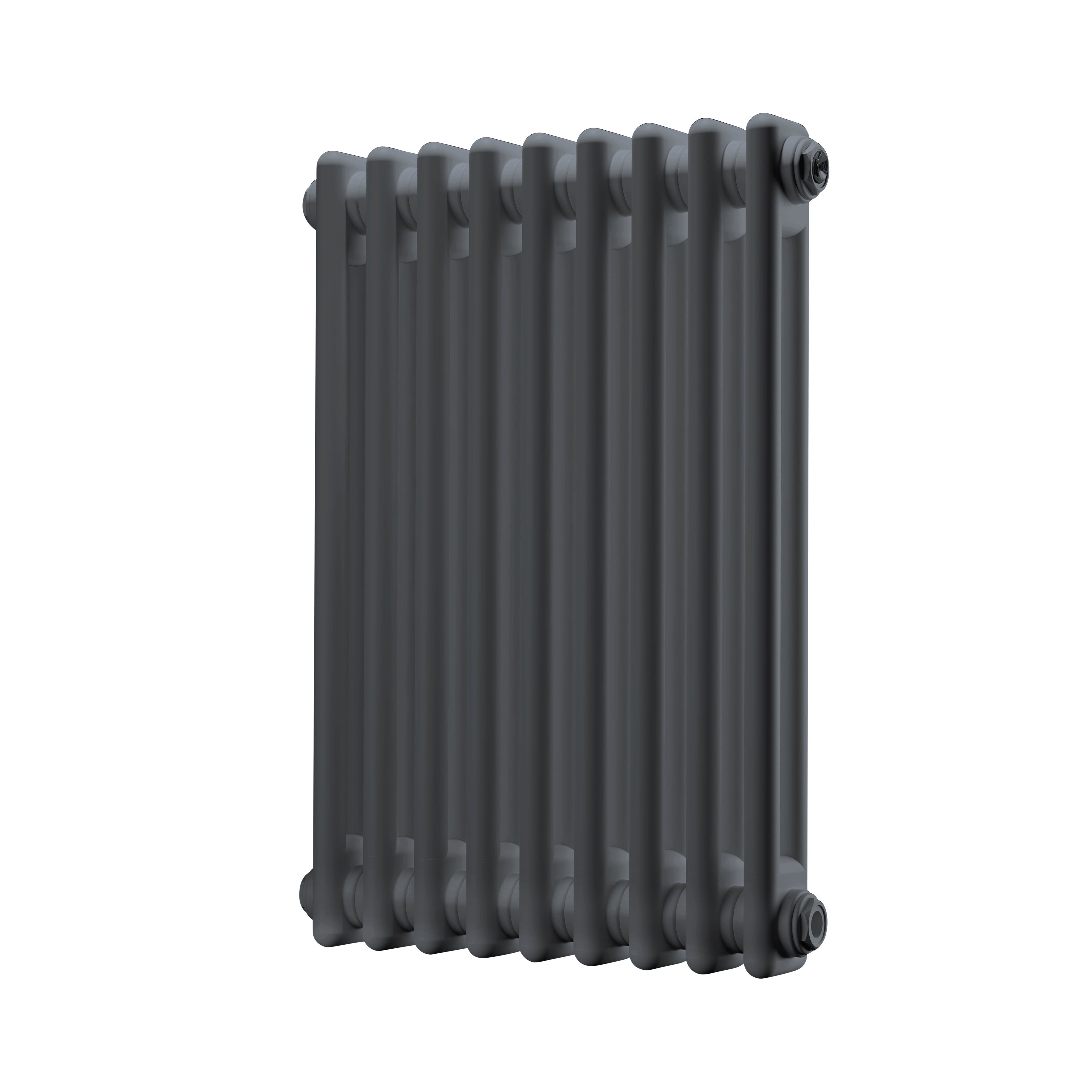 Horizontal Traditional 2 Column Radiator 600 x 427mm, Anthracite - DH356
