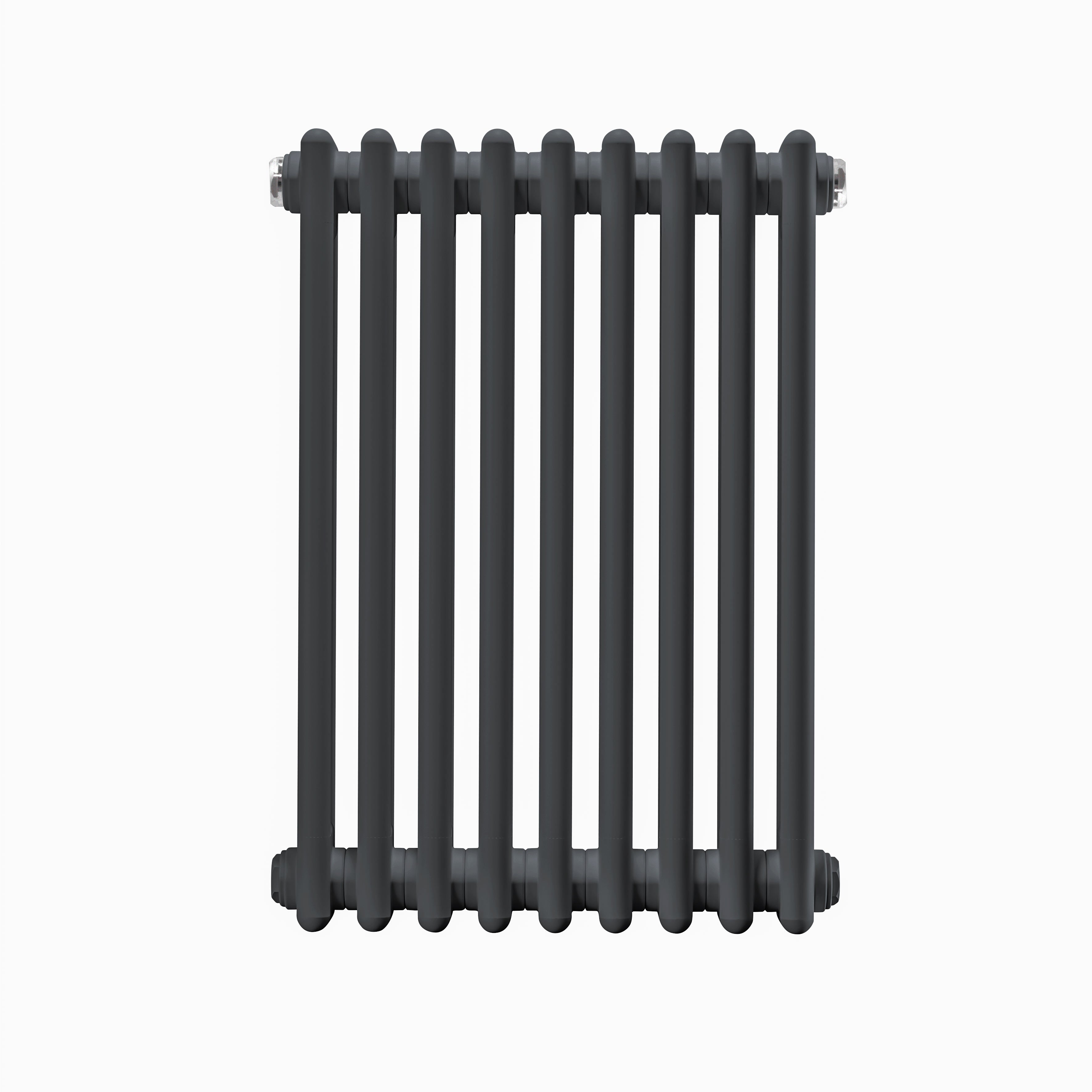 Horizontal Traditional 2 Column Radiator 600 x 427mm, Anthracite - DH356