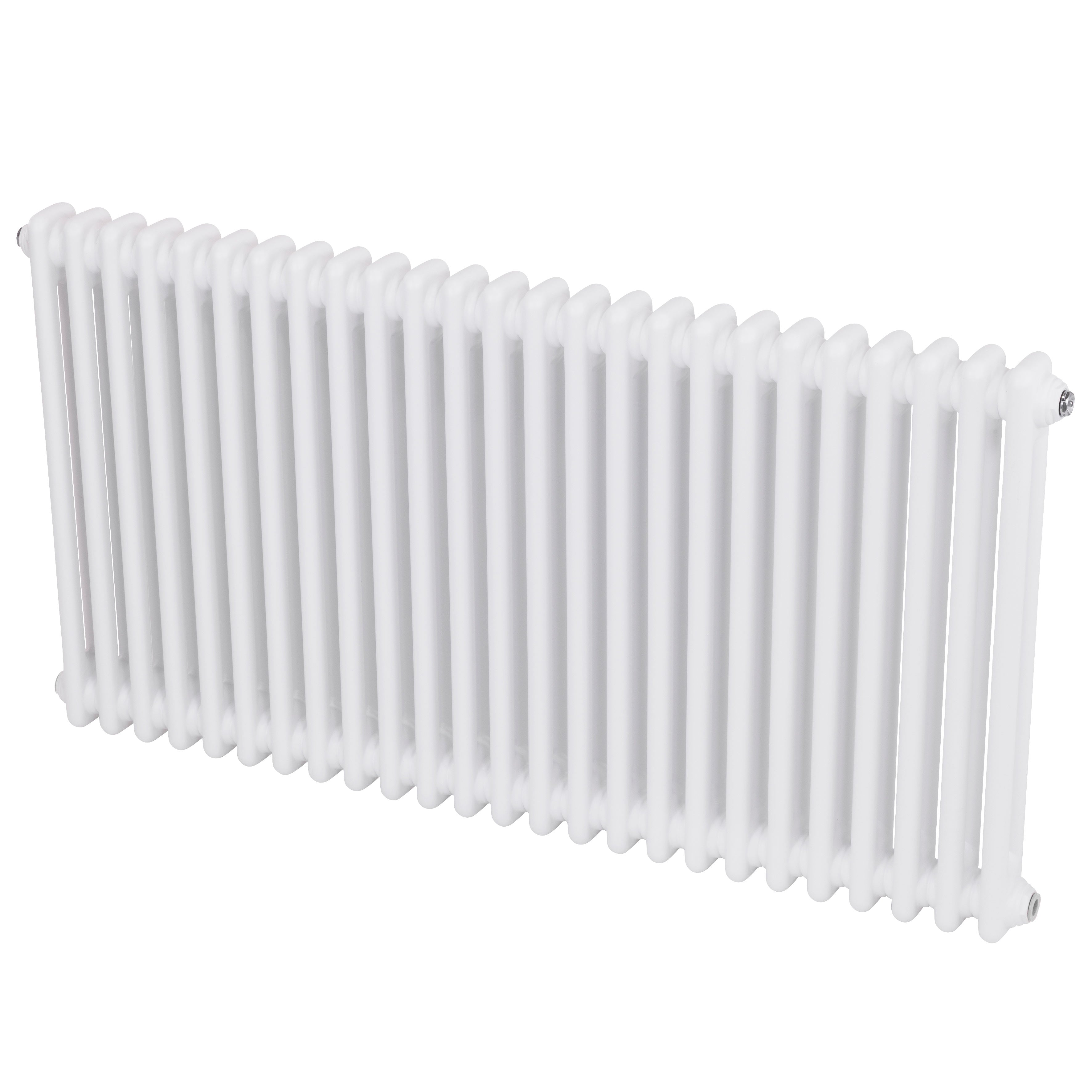 Baridi Horizontal Traditional 2 Column Radiator 600 x 1147mm, White - DH370