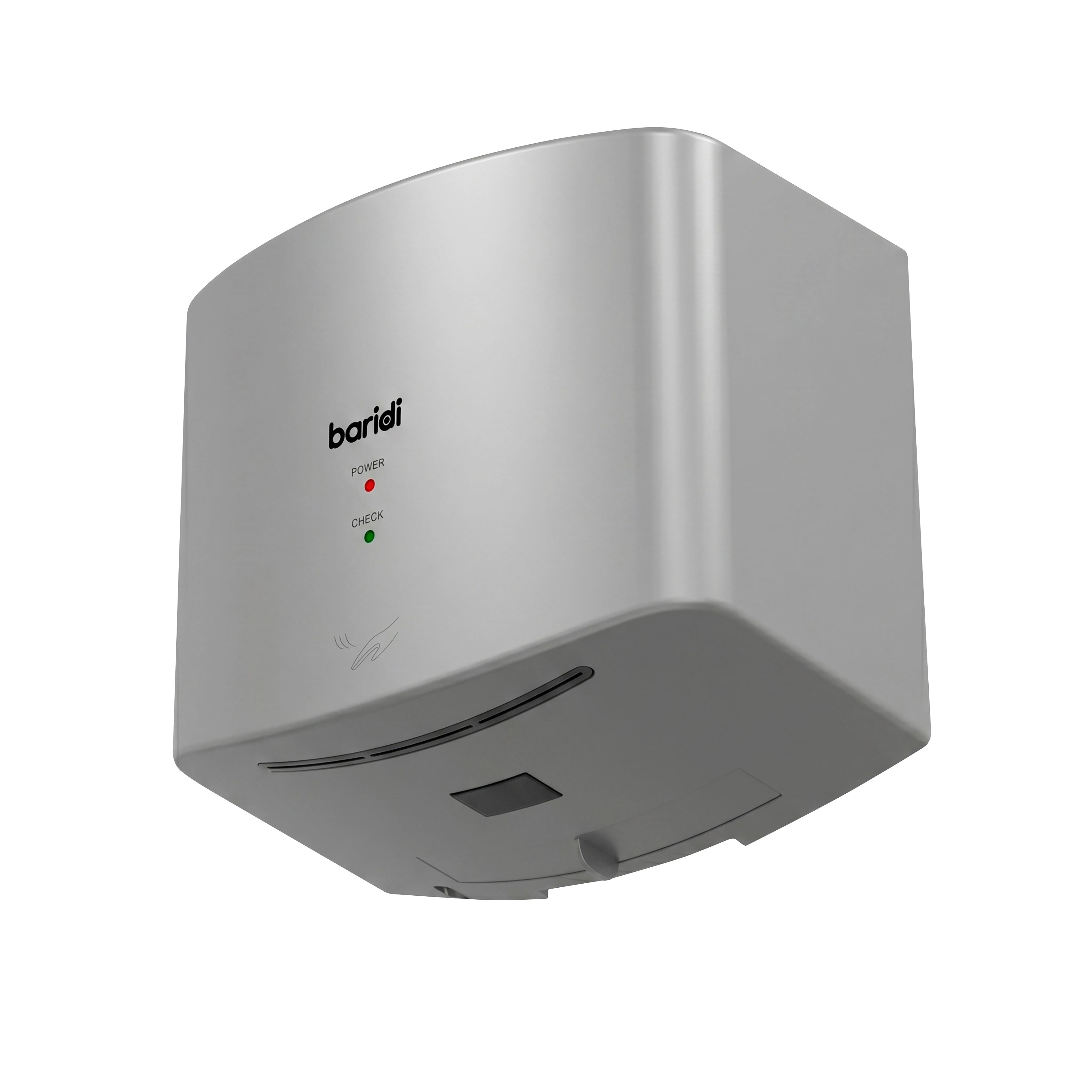 Baridi High Speed Hand Dryer with Auto-Sensor 1400-1650W, Silver - DH379