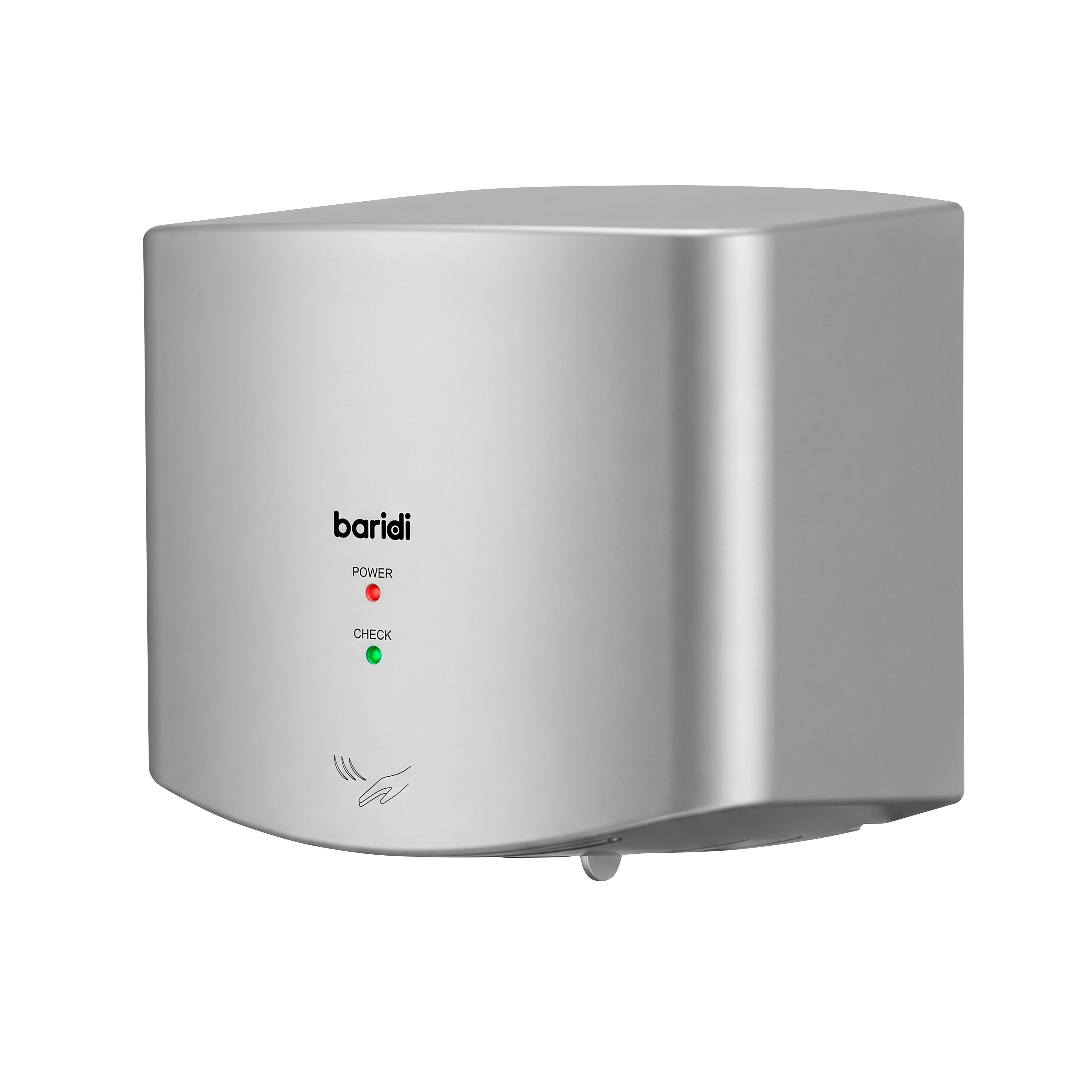 Baridi High Speed Hand Dryer with Auto-Sensor 1400-1650W, Silver - DH379