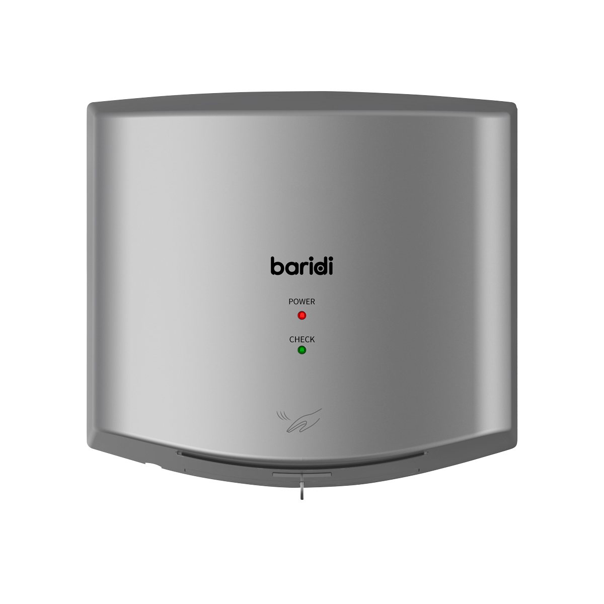Baridi High Speed Hand Dryer with Auto-Sensor 1400-1650W, Silver - DH379