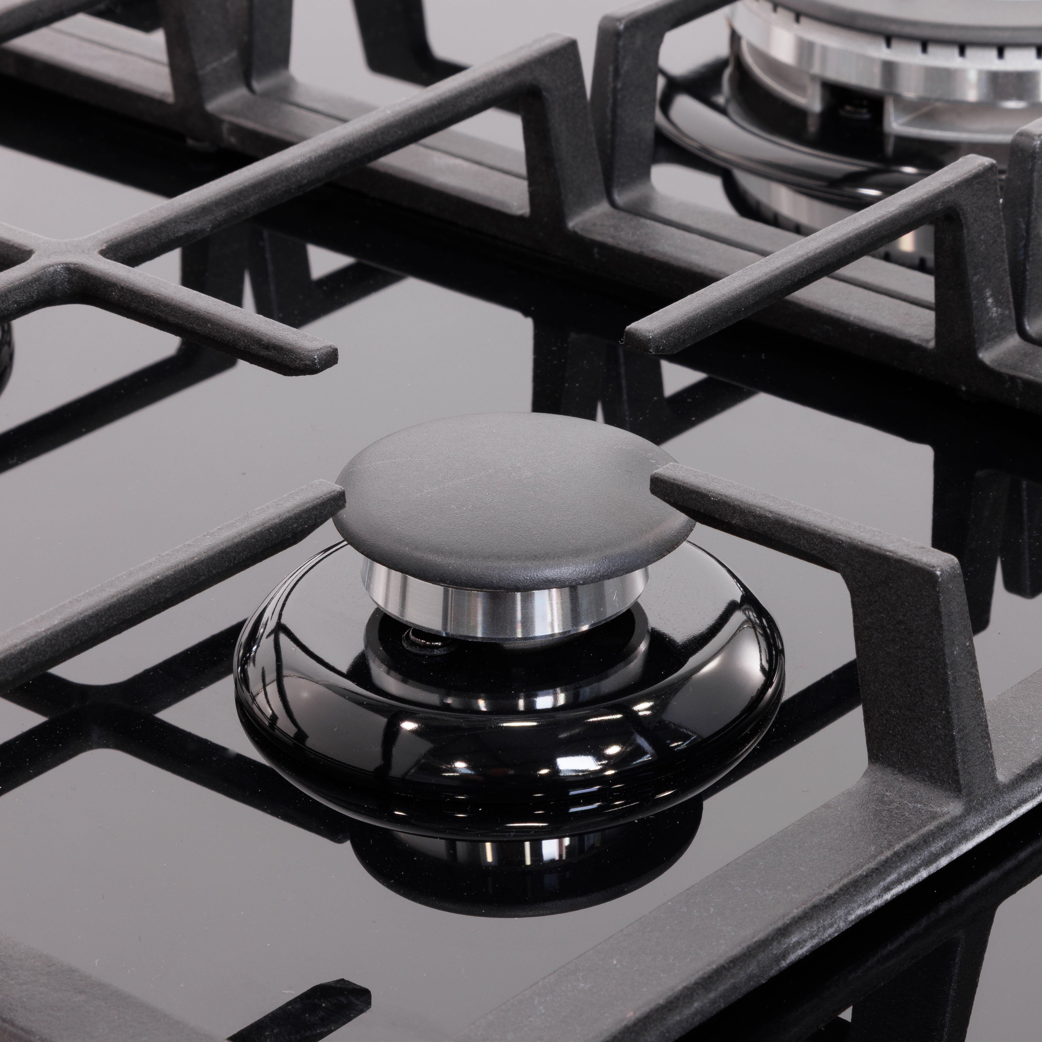 Baridi 90cm Gas Hob Glass with 5 Burners, Cast Iron Supports & Auto Ignition 11kW - DH383