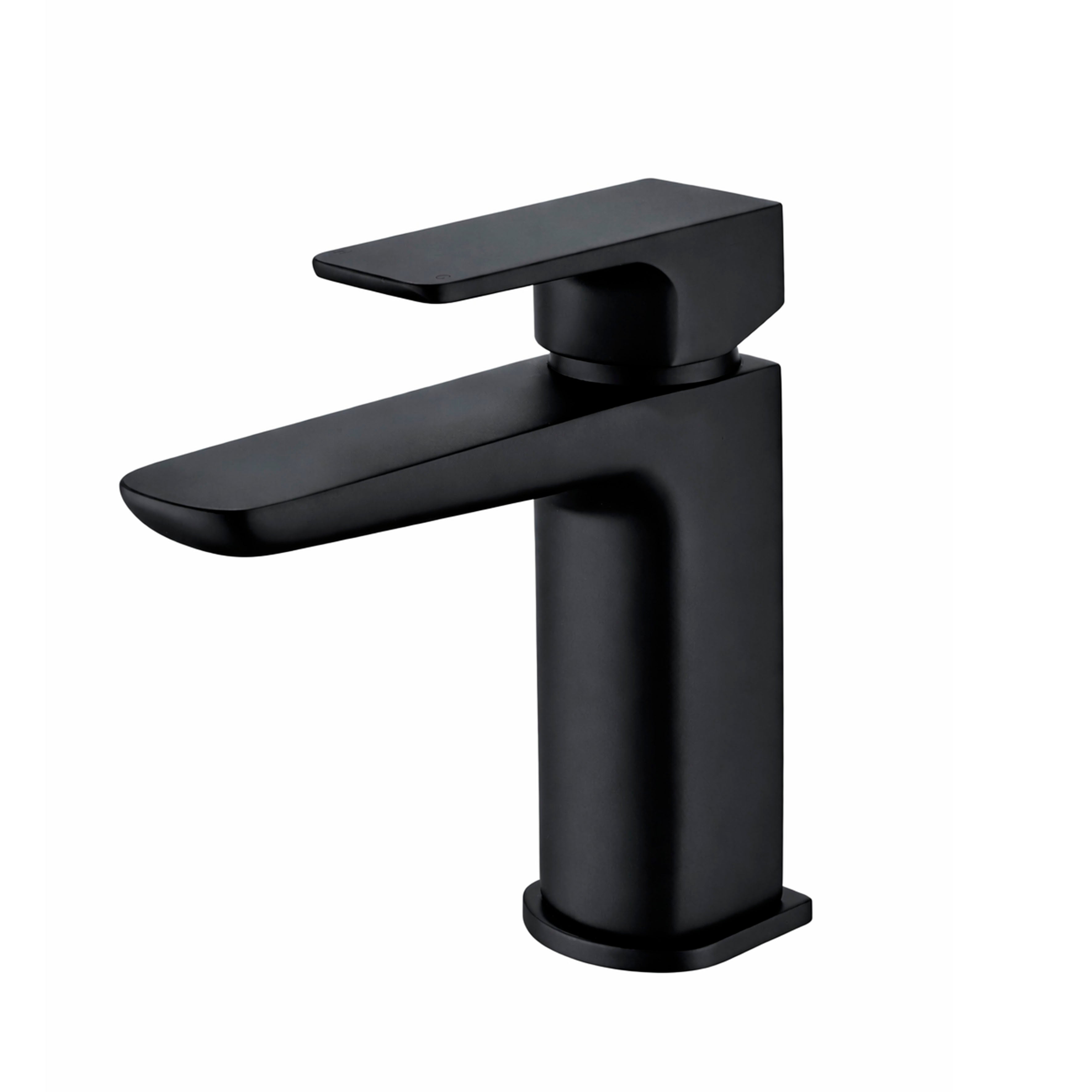 Baridi Basin Mixer Tap with Clicker Waste, Matt Black - DH393