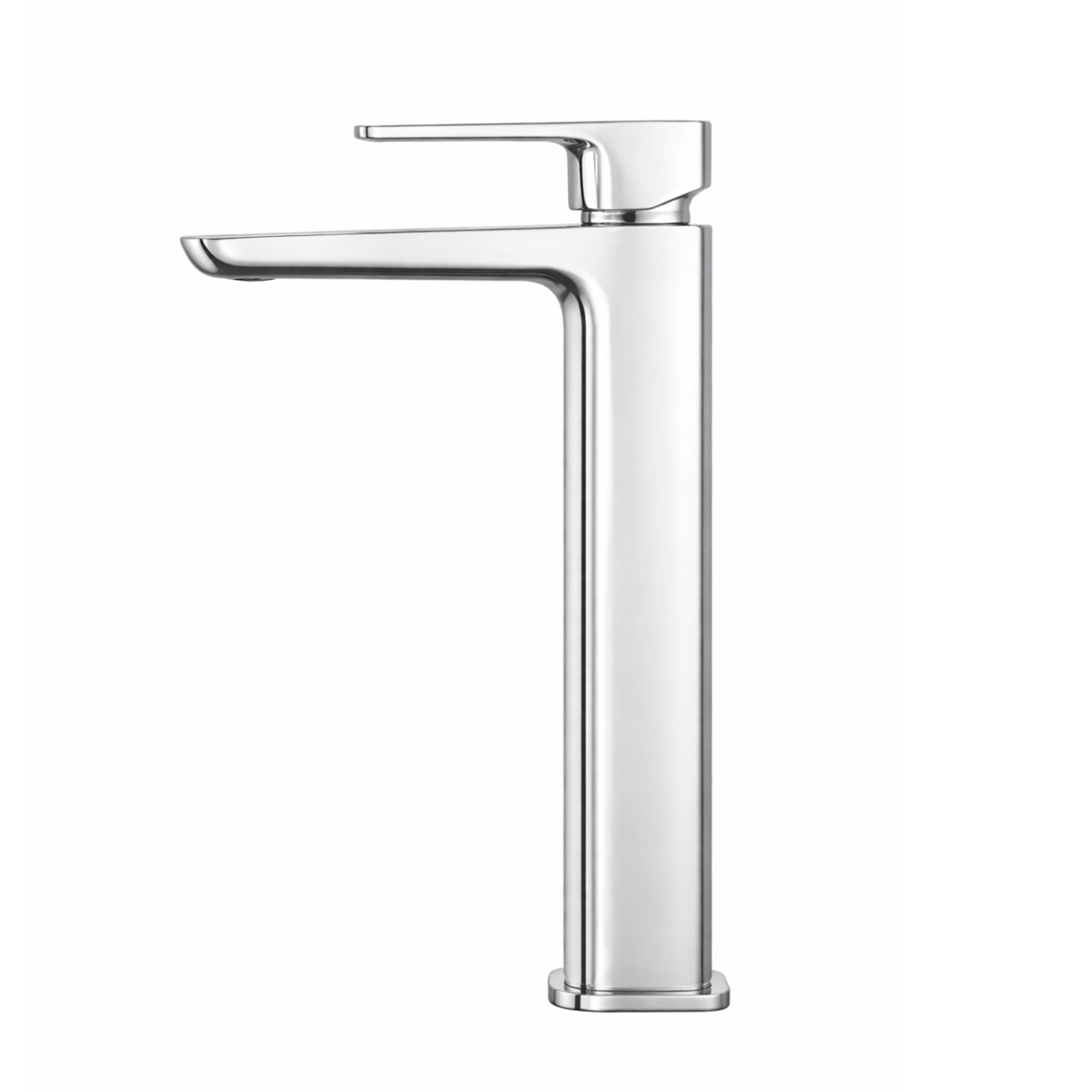 Baridi High Basin Mixer Tap with Clicker Waste, Chrome - DH394