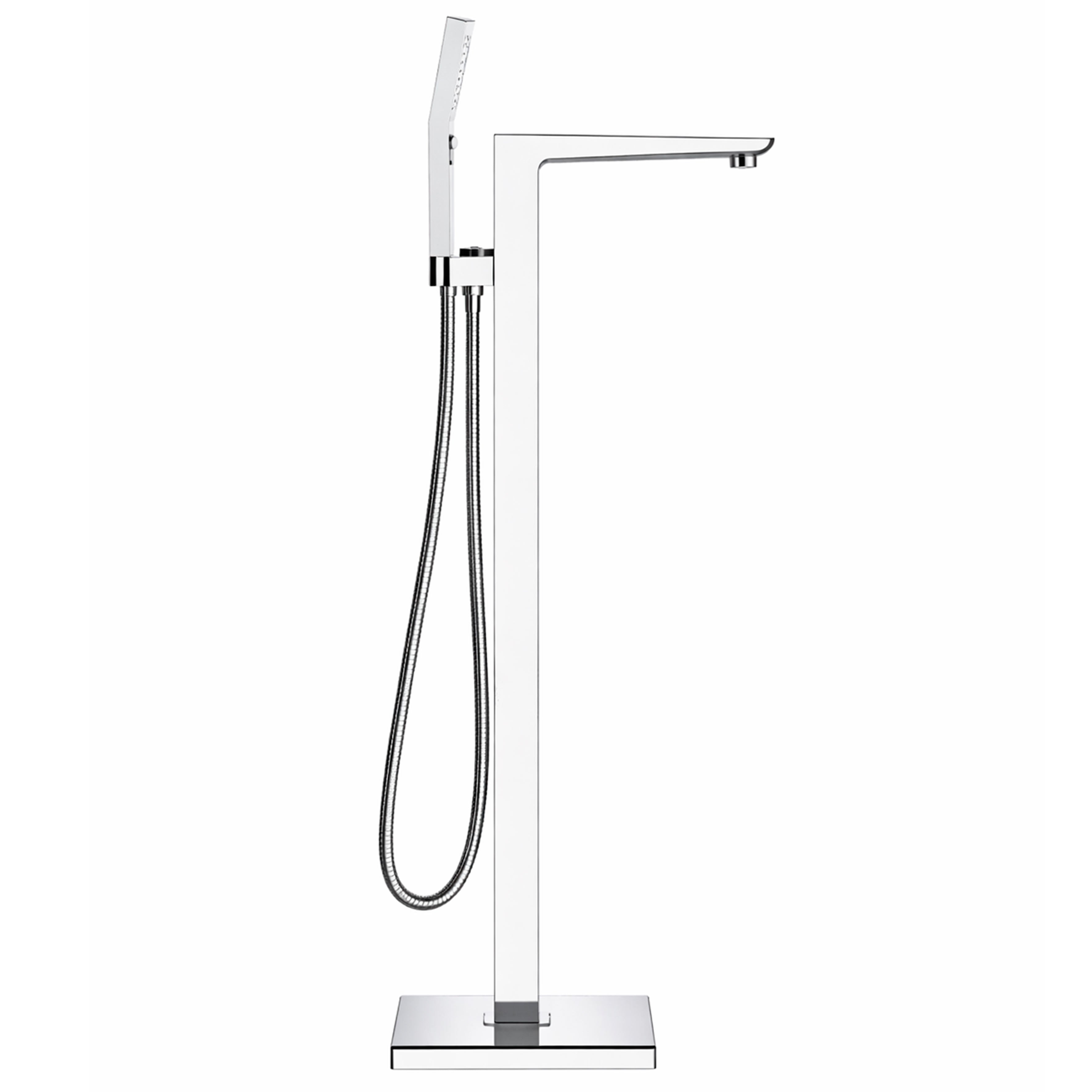 Baridi Freestanding Bath Mixer Tap with Shower, Chrome - DH400