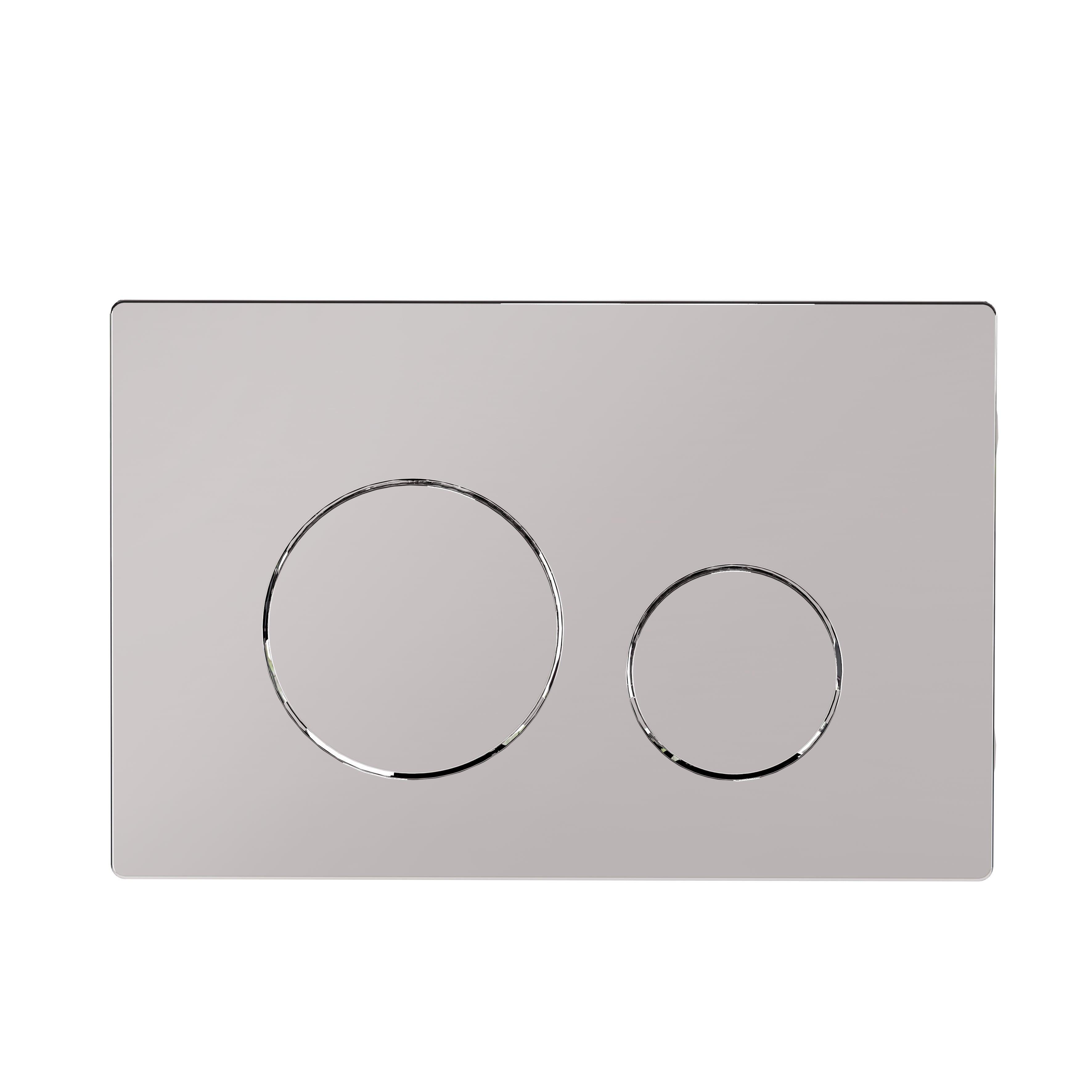Baridi Chrome Toilet Flush Plate with Dual Flush - DH408