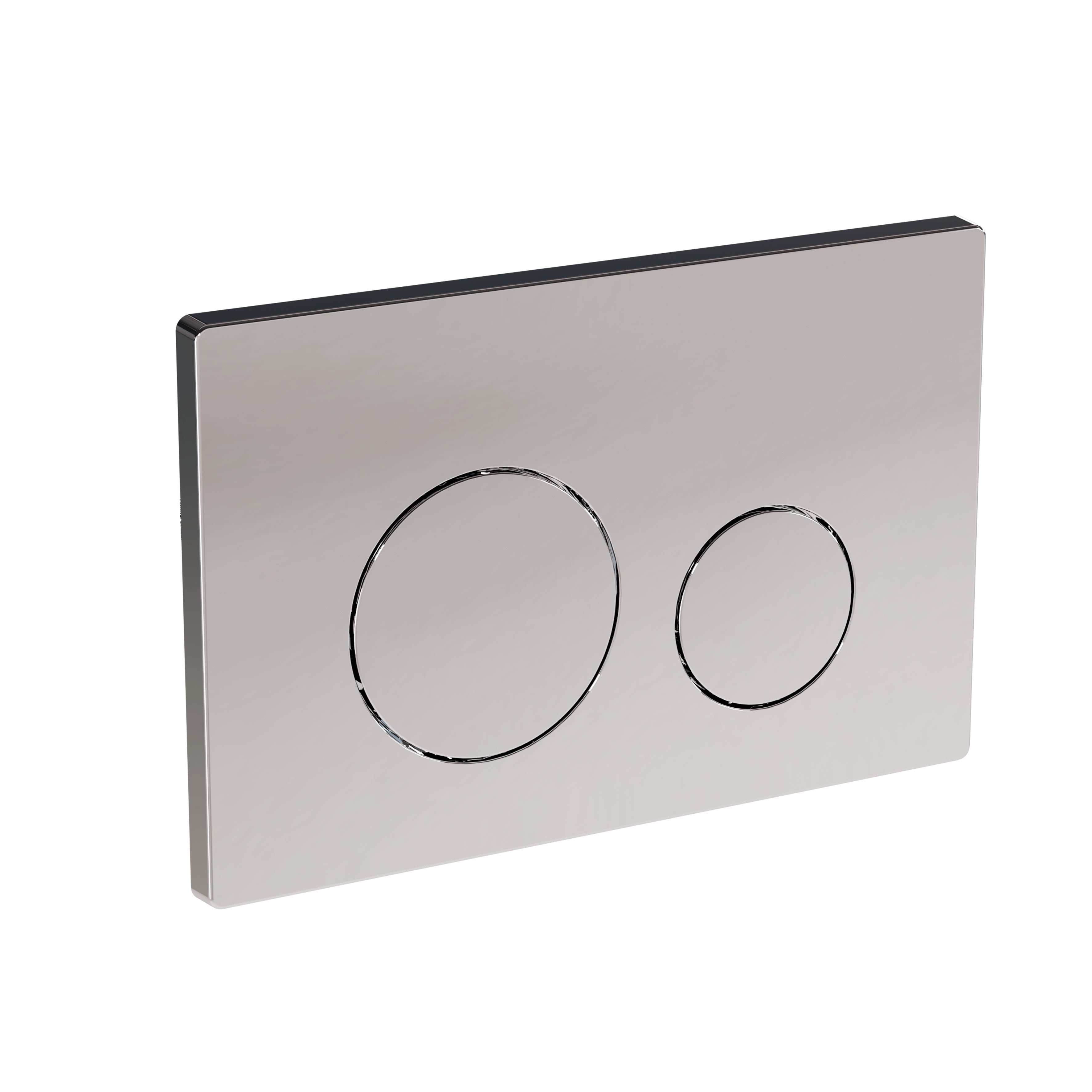 Baridi Chrome Toilet Flush Plate with Dual Flush - DH408