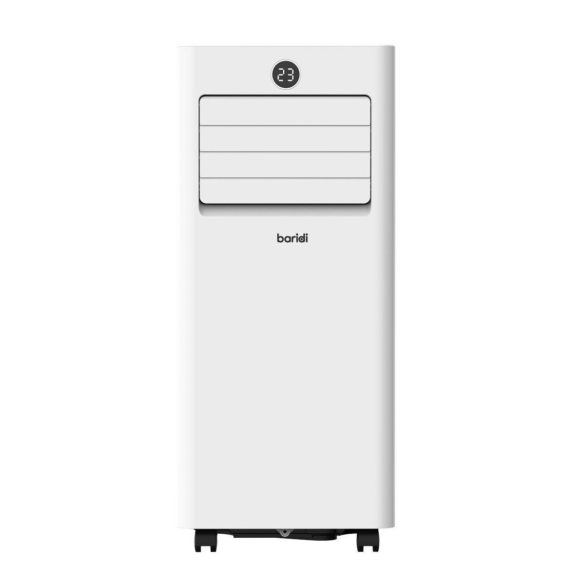 Baridi 4-in-1 Portable Air Conditioner with Window Sealing Kit 5,000Btu/hr, TUYA App & Wi-Fi Control, White - DH412