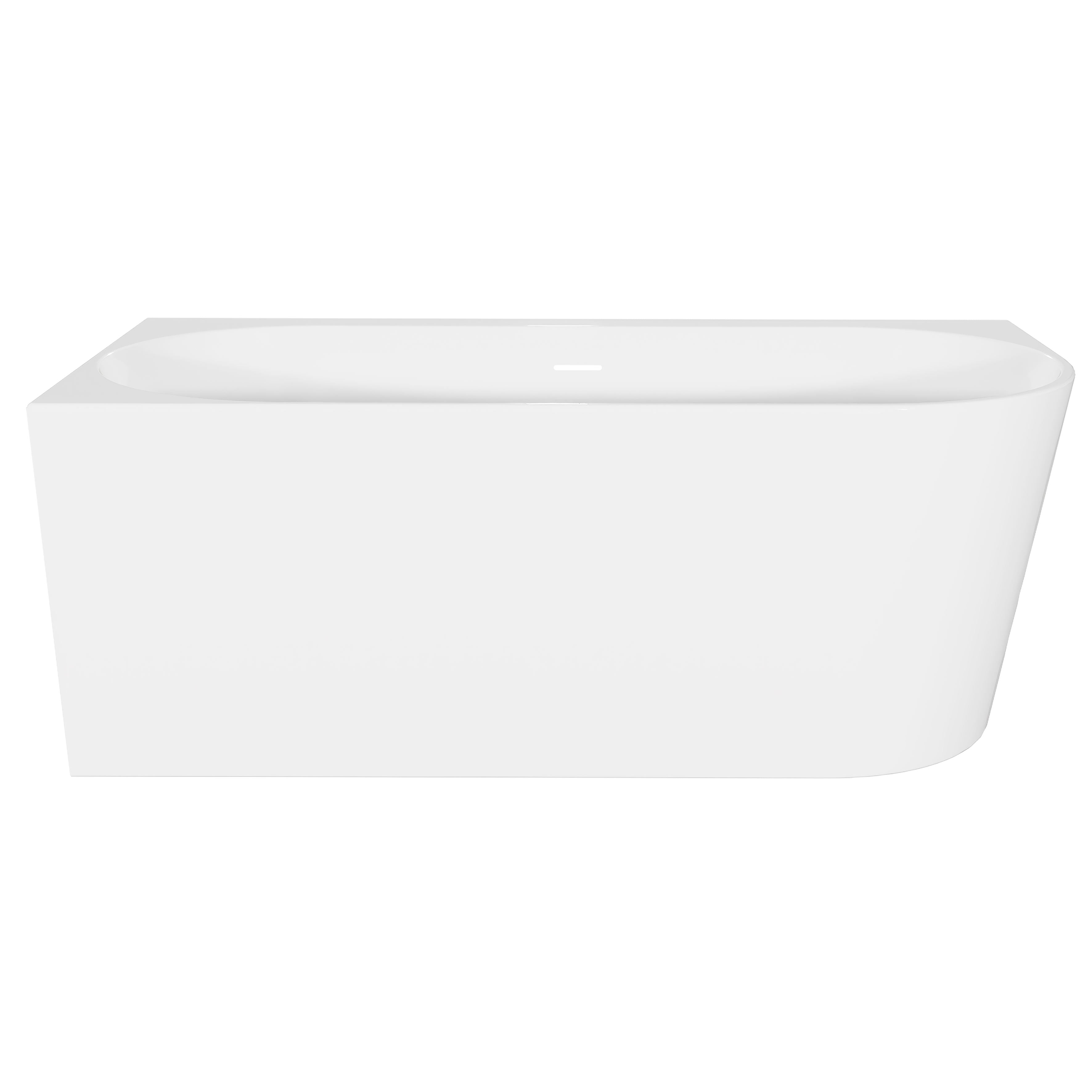 Baridi Left-Hand Corner Slim Rim Bath with Overflow System 170cm, Gloss White - DH425