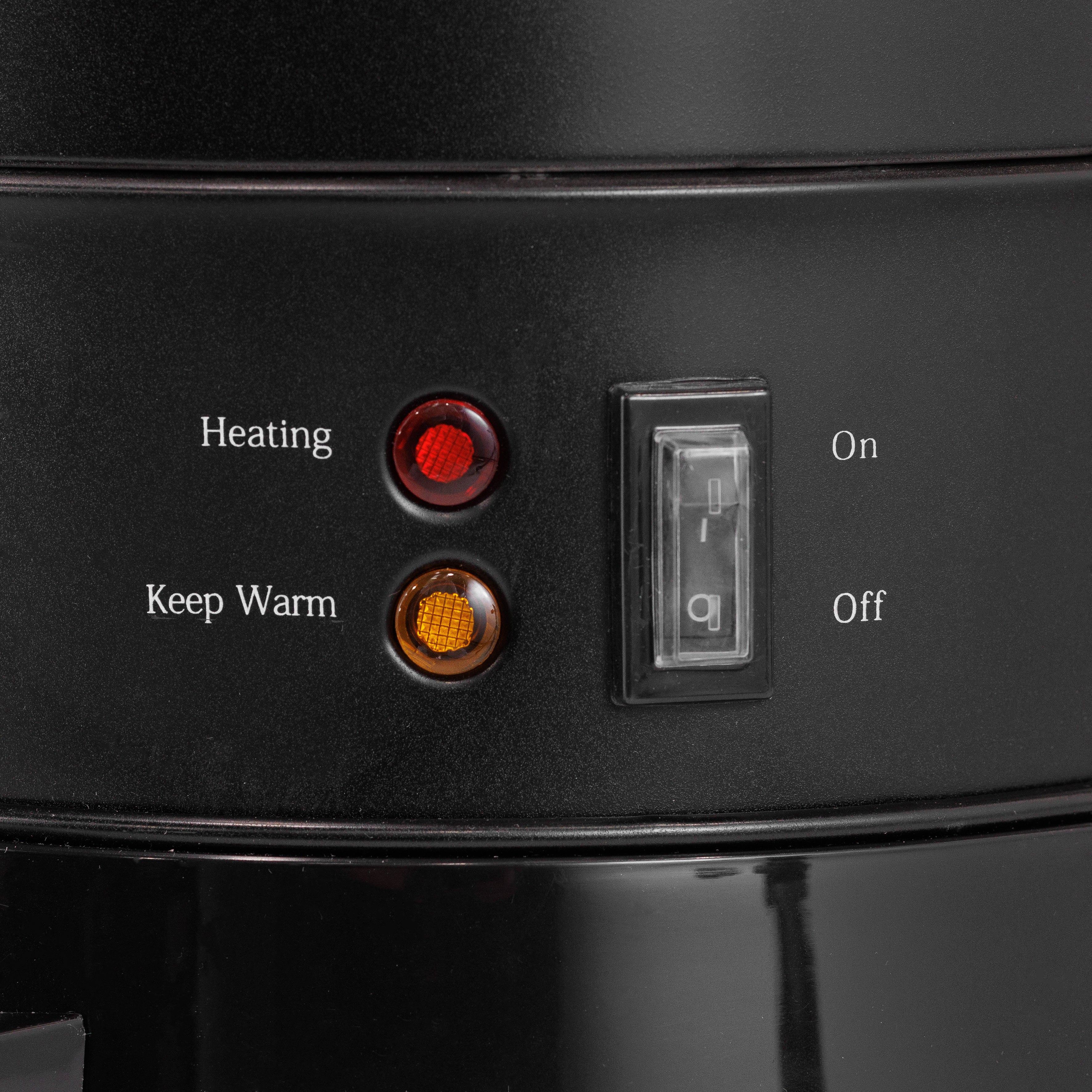 Baridi 20L Hot Water Boiler/Tea Urn with Drip Tray, Keep Warm Function and Water Gauge, Black - DH431