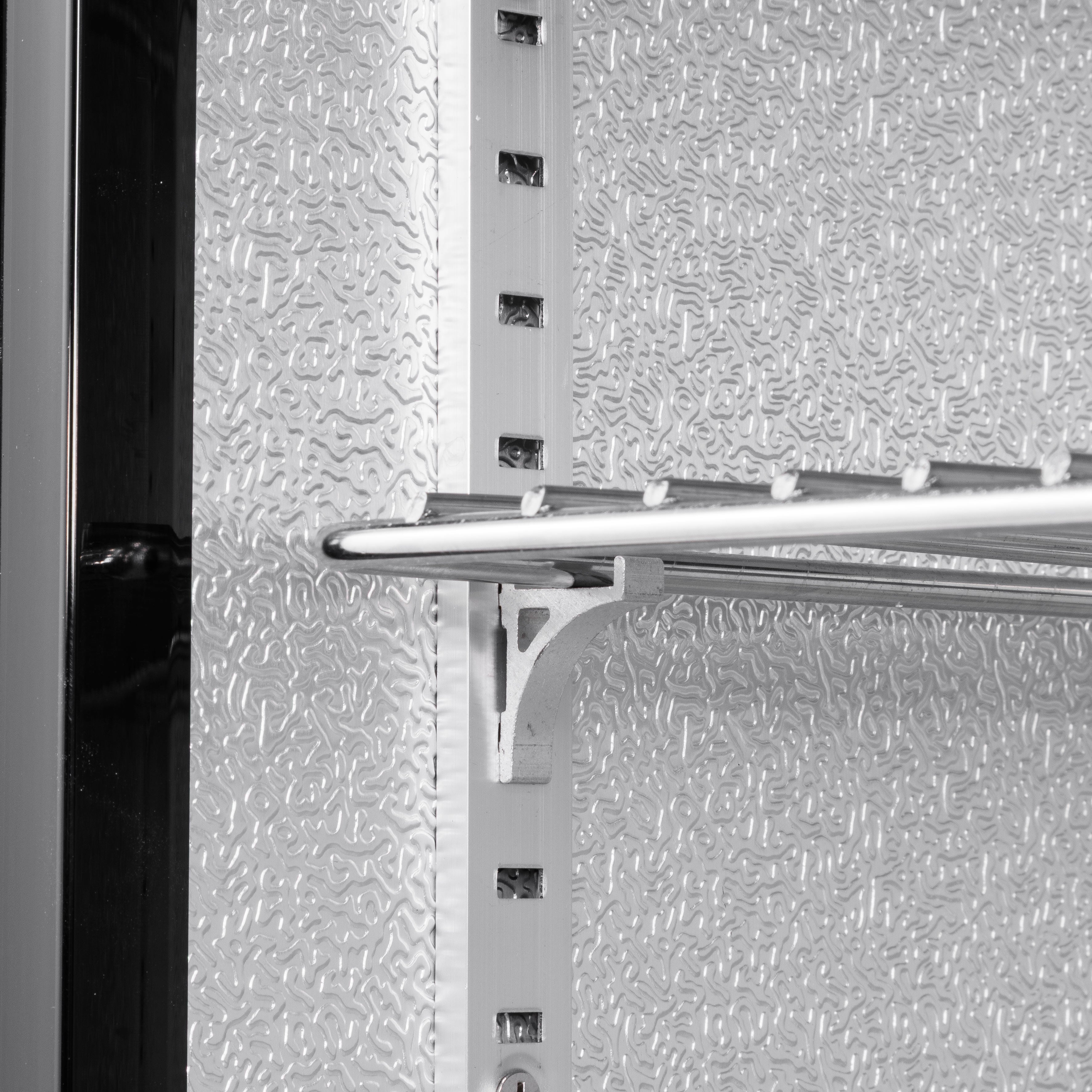 Baridi Outdoor Drinks/Beverage/Bar Fridge, with Triple Glazed Door & Security Lock 150L, Stainless Steel - DH439