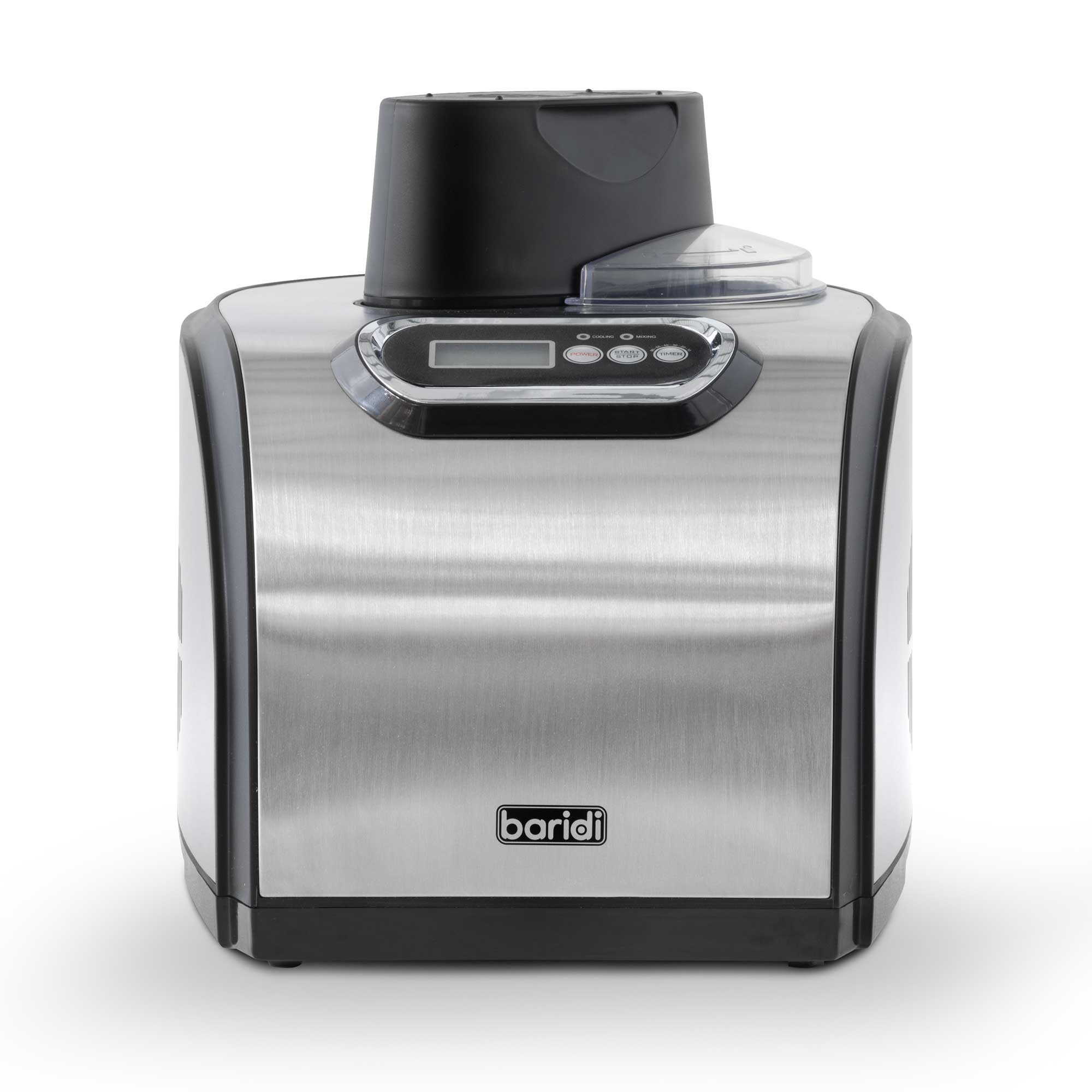 Baridi 1.5L Ice Cream, Gelato & Sorbet Machine with Fast Freeze Compressor Cooling - DH50