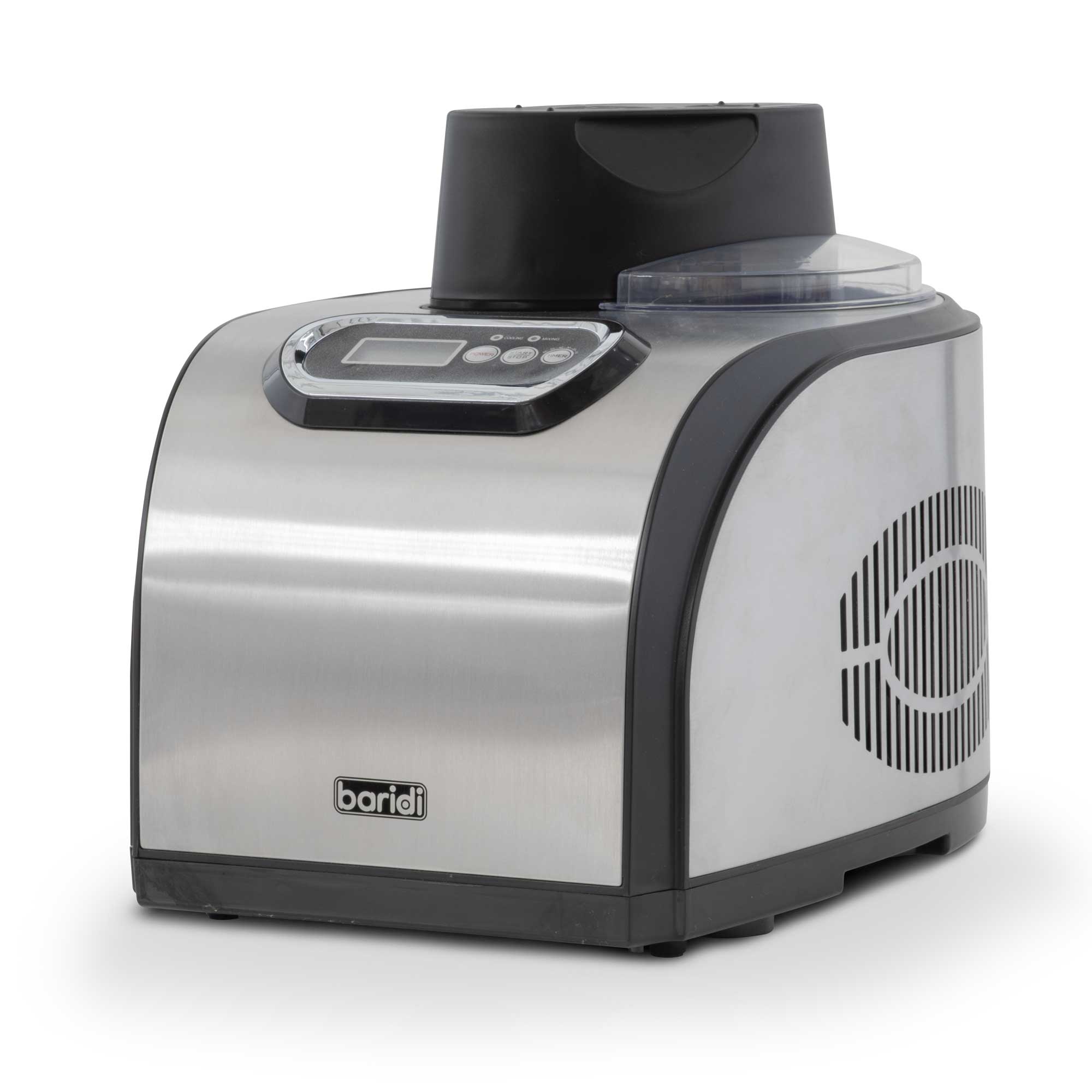 Baridi 1.5L Ice Cream, Gelato & Sorbet Machine with Fast Freeze Compressor Cooling - DH50