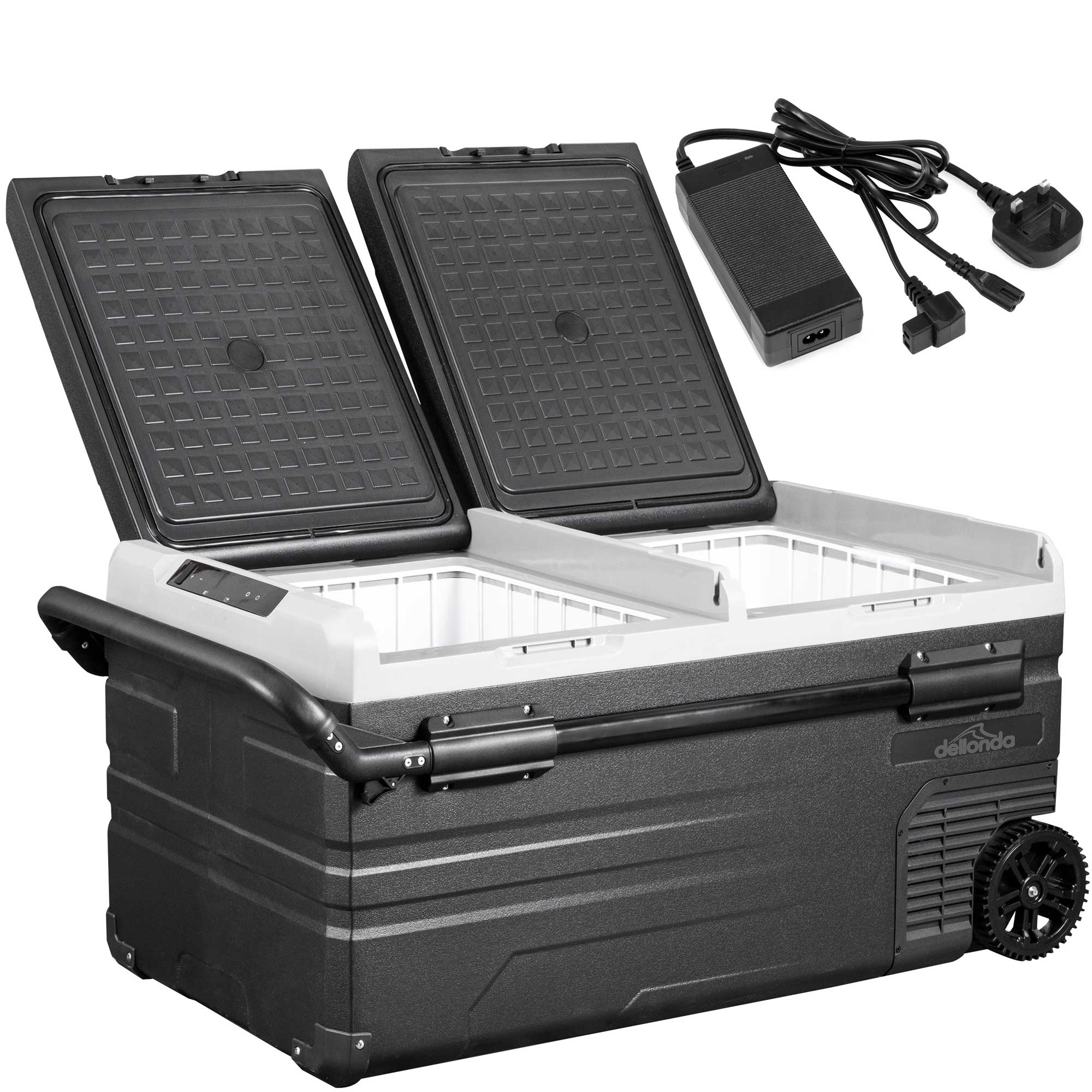 95L Portable Car Fridge, Freezer, 12/24/230V Dual Zone Compressor - DL ...