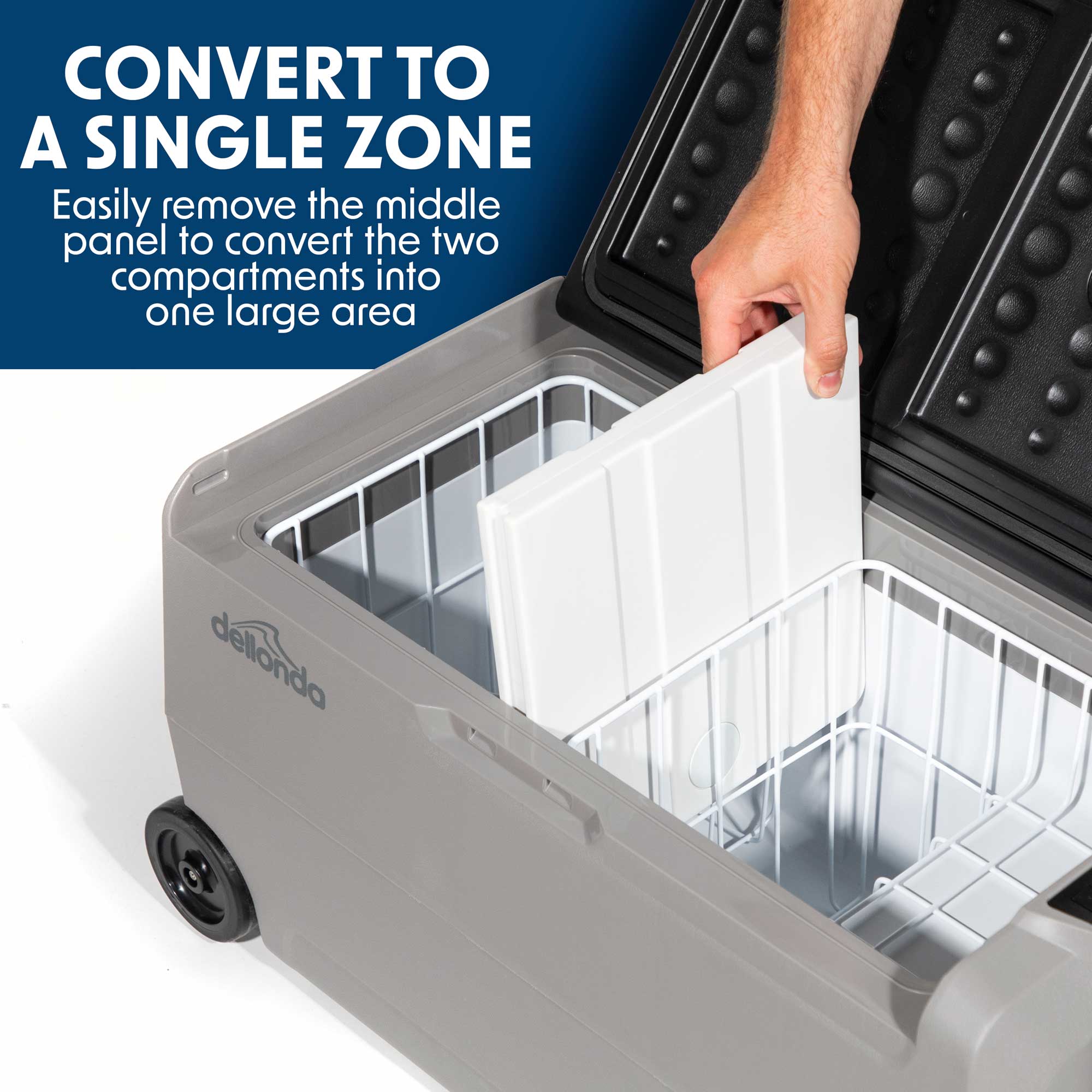 36L Portable Car Fridge, Freezer, 12/24V Dual Zone Compressor DL13