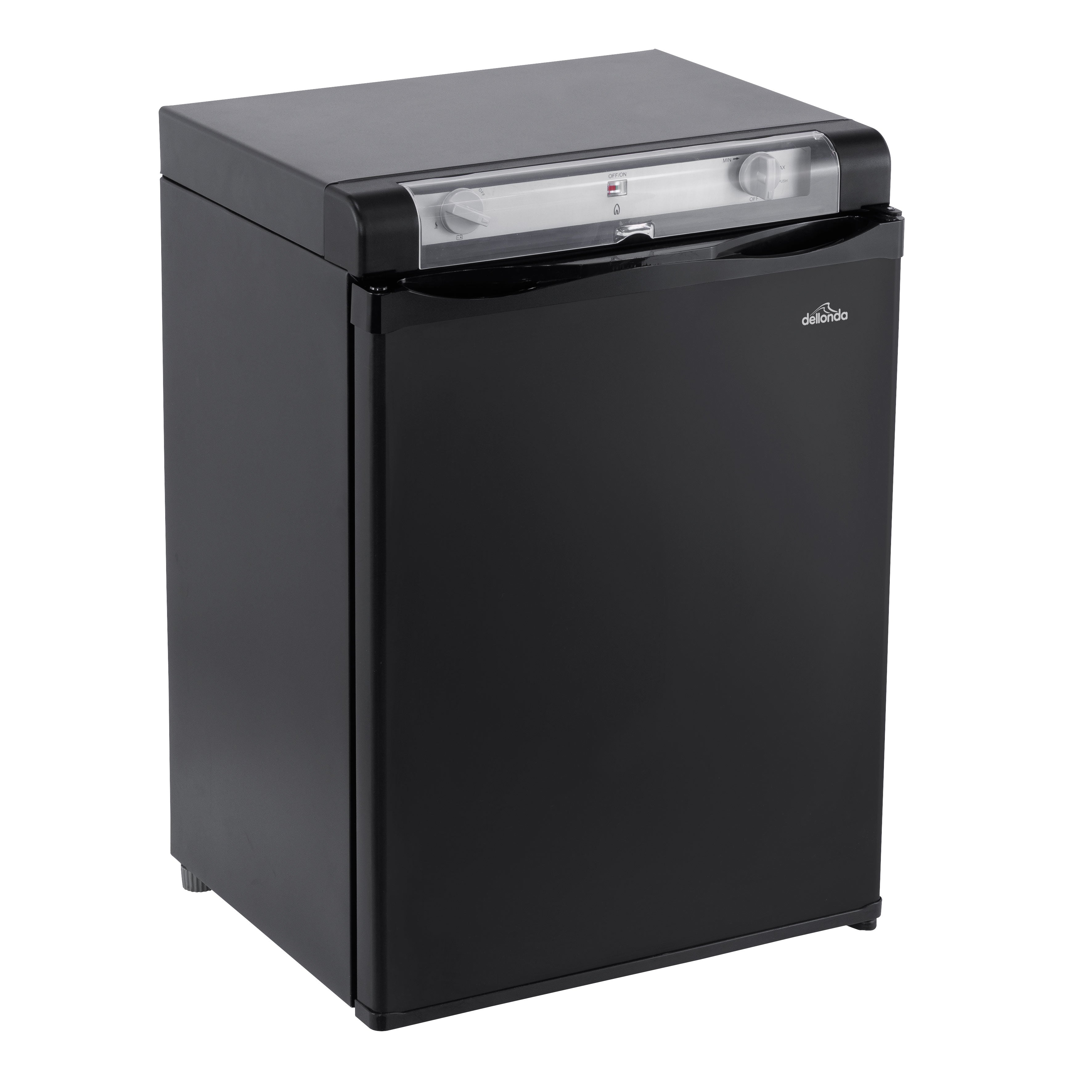 Dellonda, 3 Way Fridge, Gas/12V/230V, 60L, Camping, Motorhome, Truck, Black, DL159